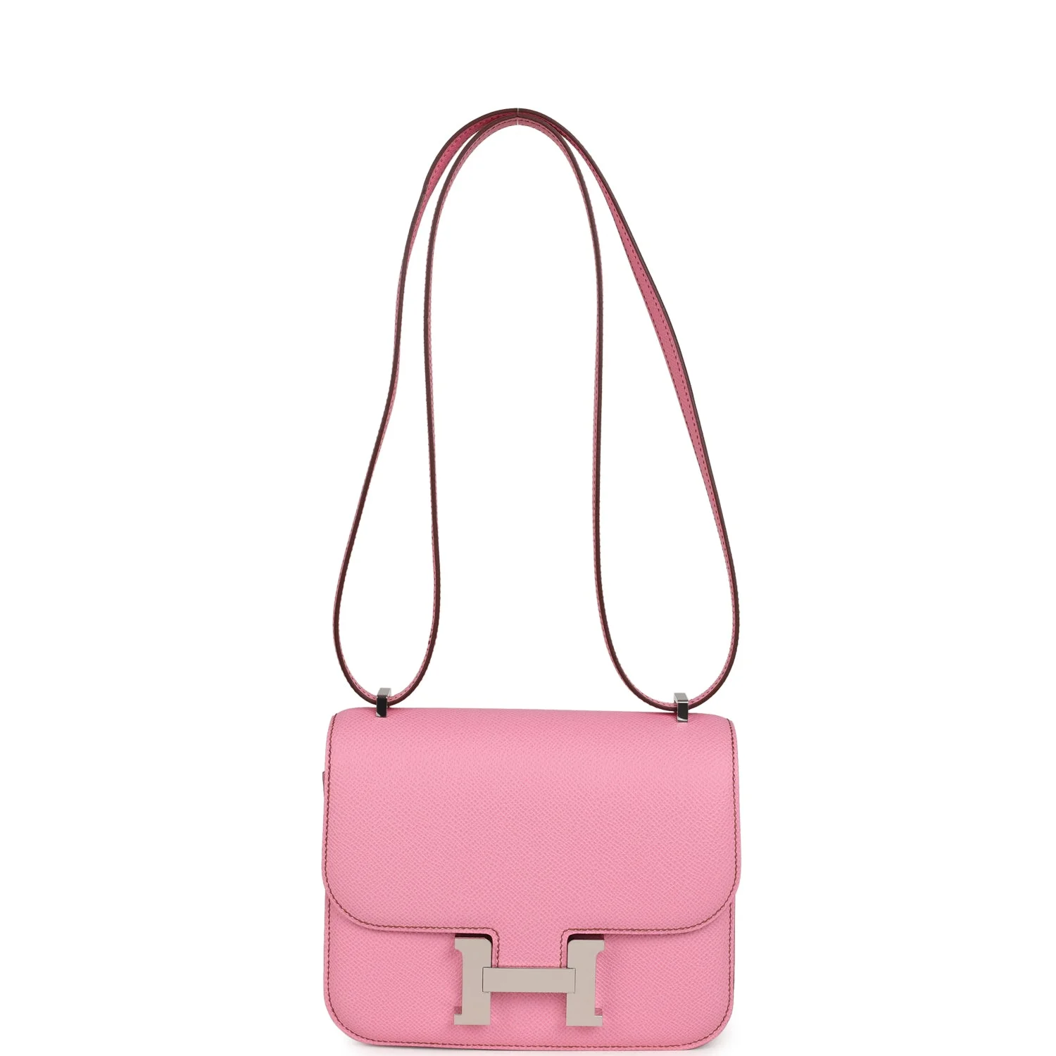 Hermes Constance 18 Bubblegum 5P Epsom Palladium Hardware