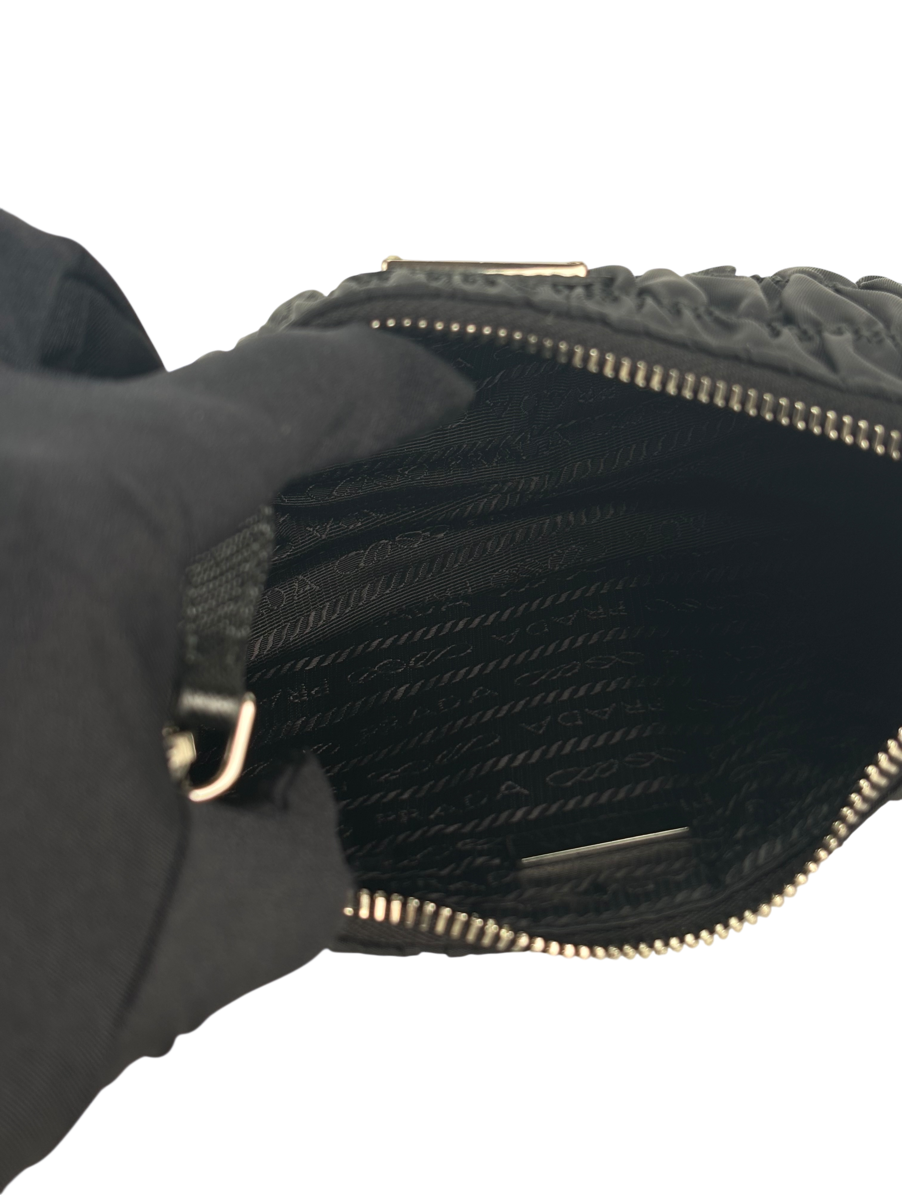 PRADA - Black Re-Edition 2005 Re-Nylon bag 3 in1 Saffiano x Tessuto