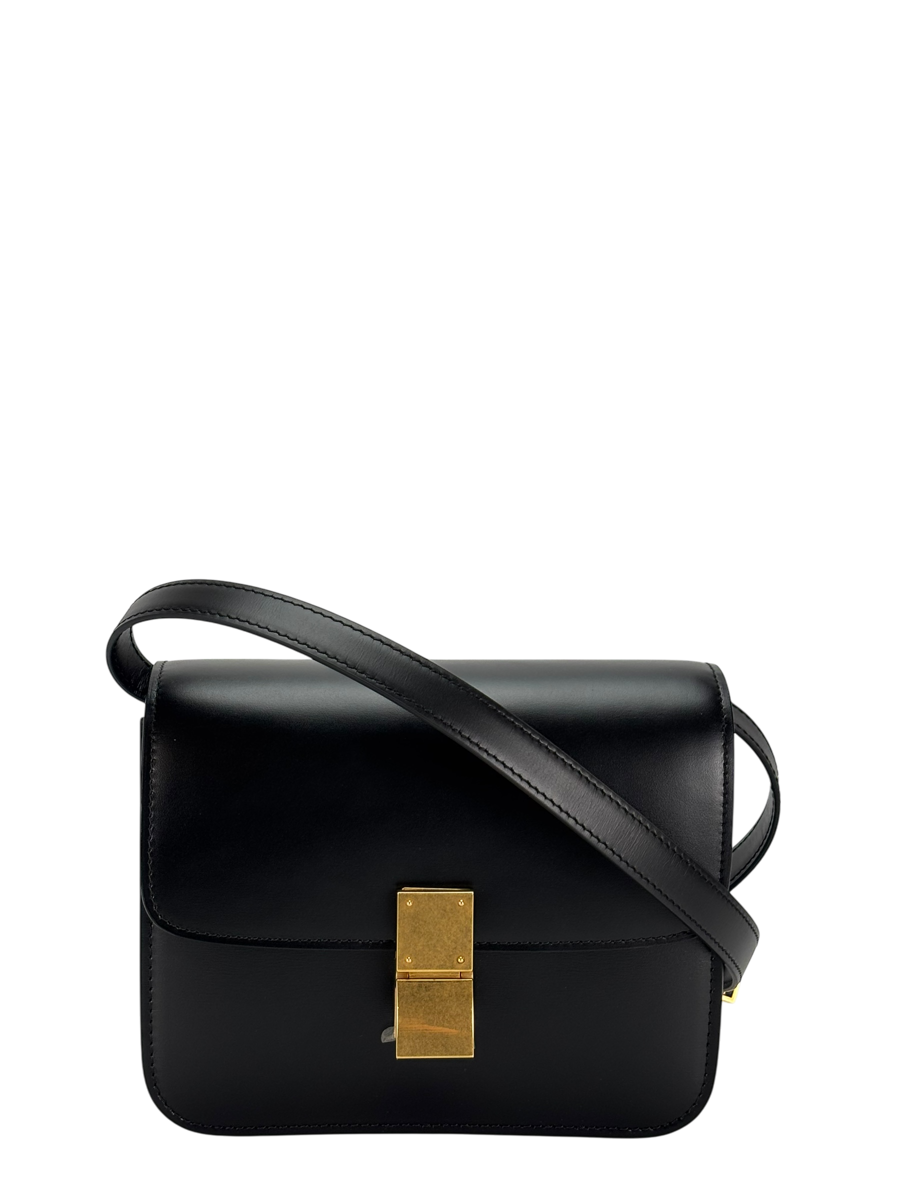 CELINE - Small Classic Leather Shoulder Bag