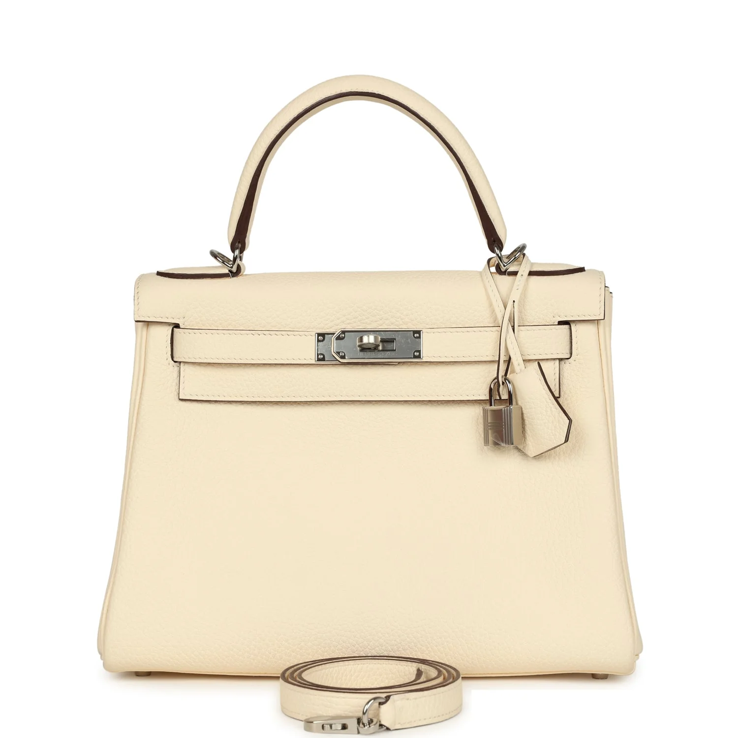 Hermes Kelly Retourne 28 Nata Clemence Palladium Hardware