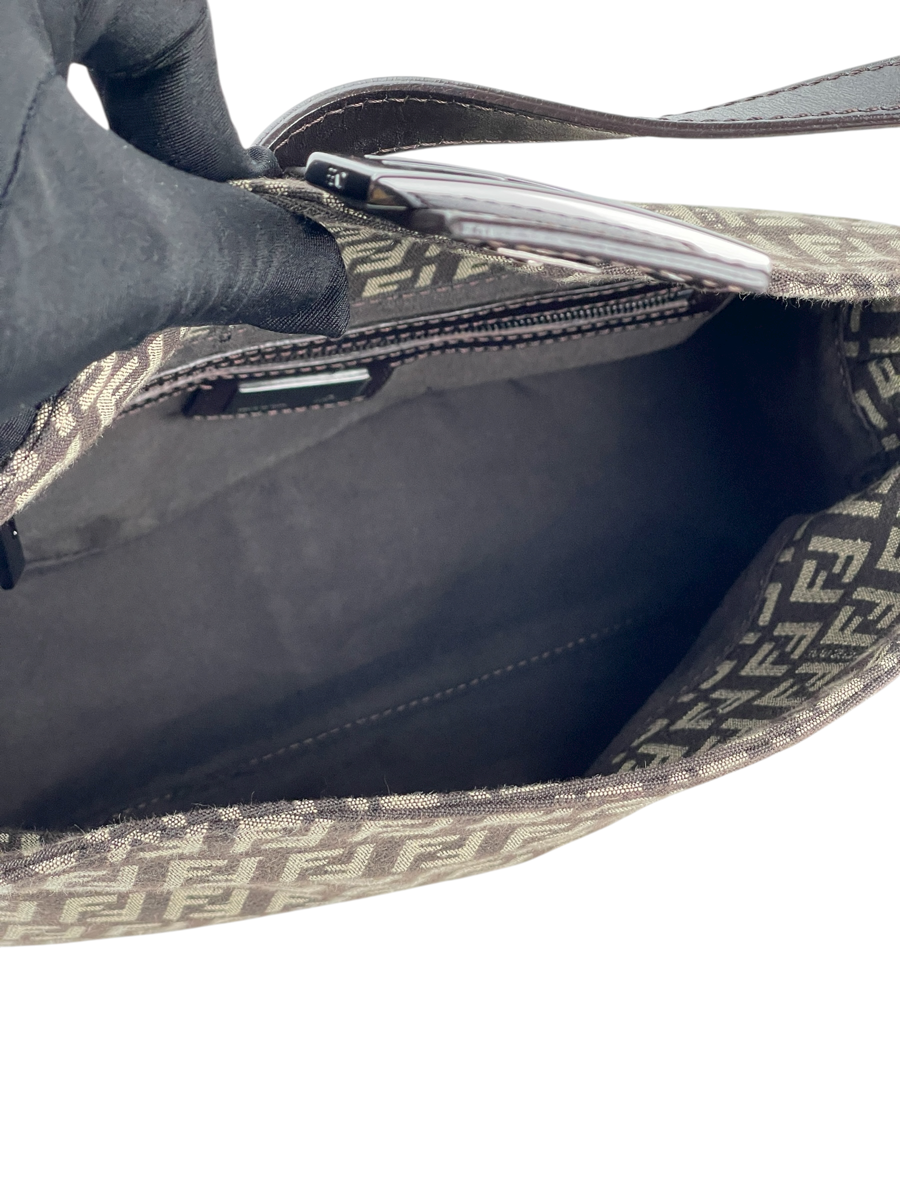 FENDI - Beige Zucchino Mamma Baguette Hand Bag