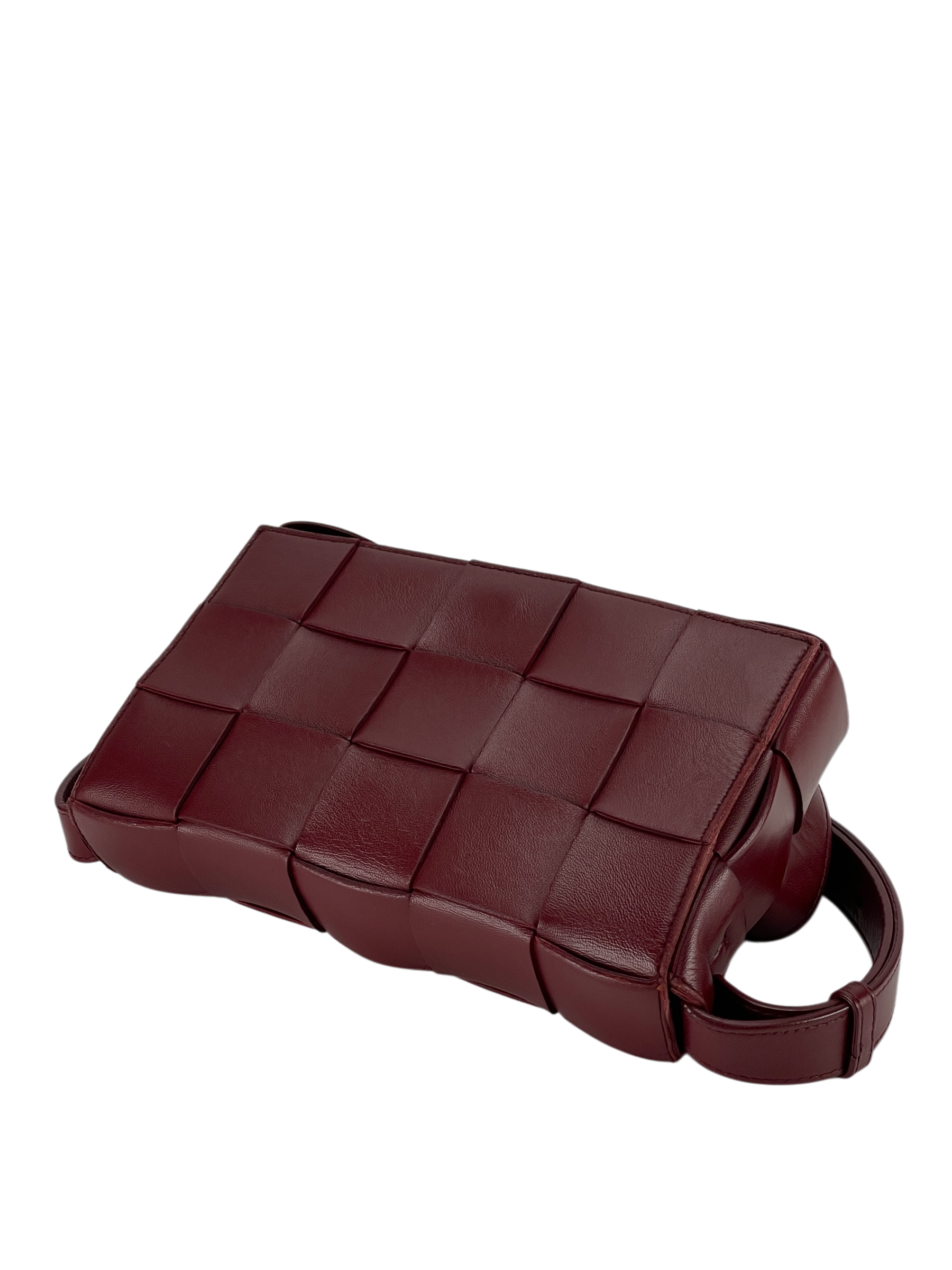 BOTTEGA VENETA - Barolo intrecciato leather Small Cassette Crossbody bag