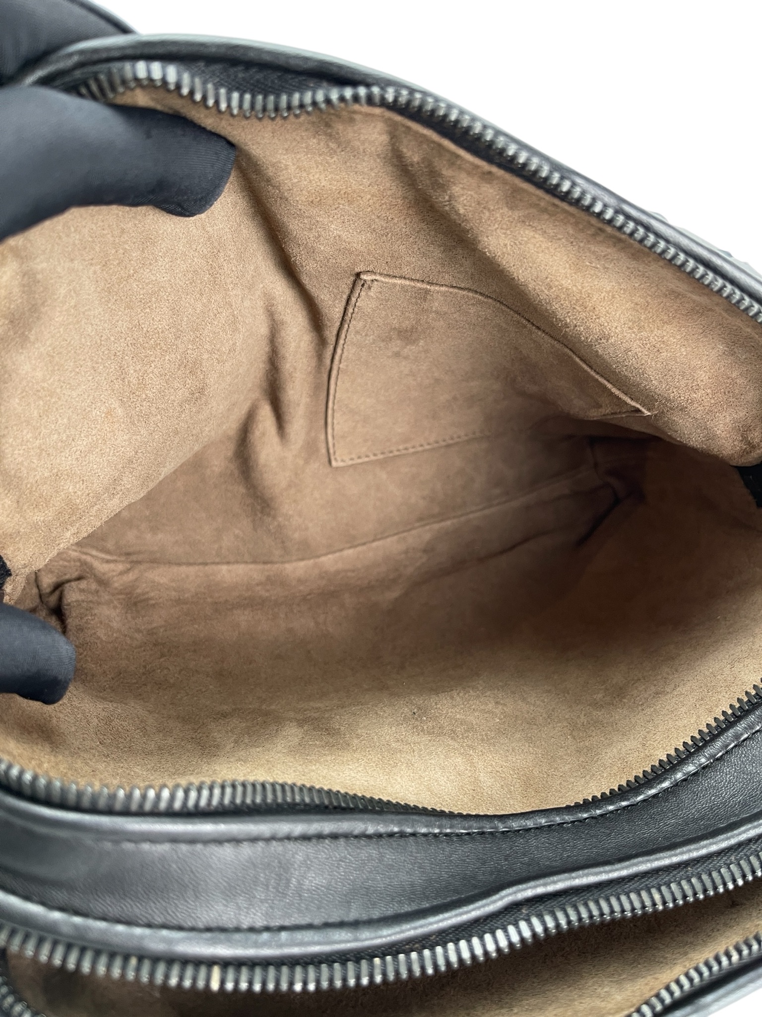 BOTTEGA VENETA - Black Nodini Intrecciato Crossbody Bag