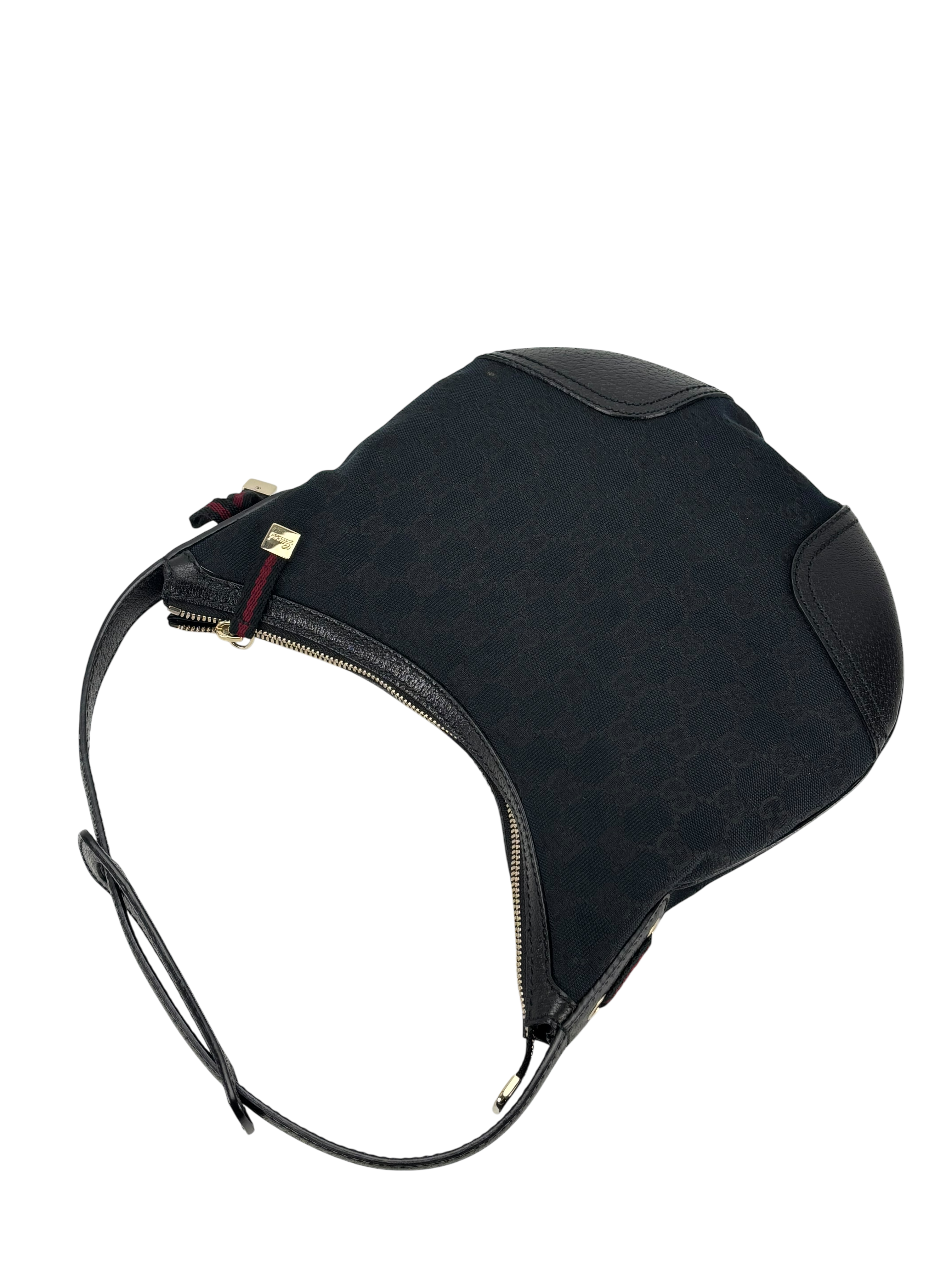 GUCCI - Black Princy Hobo GG Canvas Shoulder bag