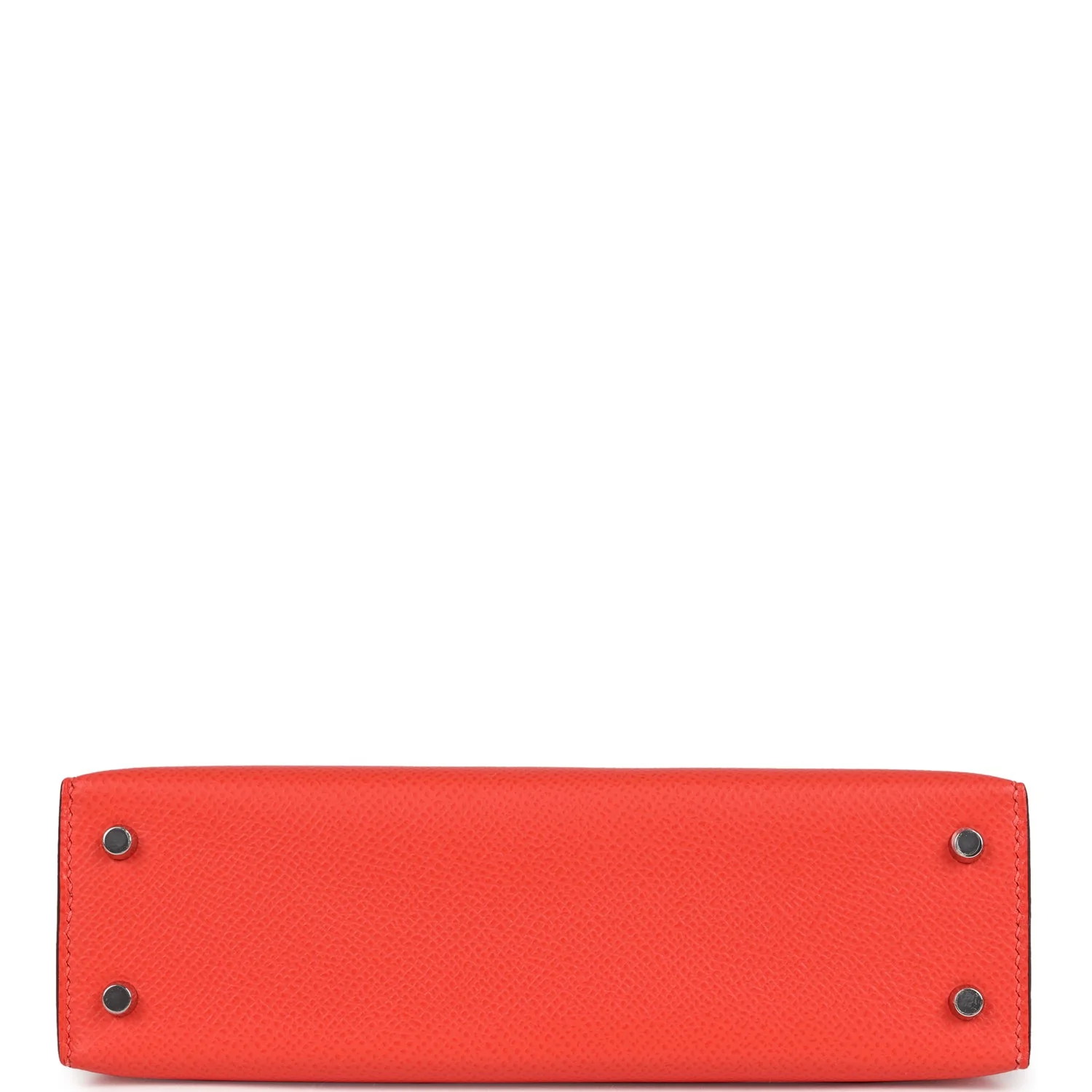 Hermes Kelly Sellier 20 Orange Field Epsom Palladium Hardware
