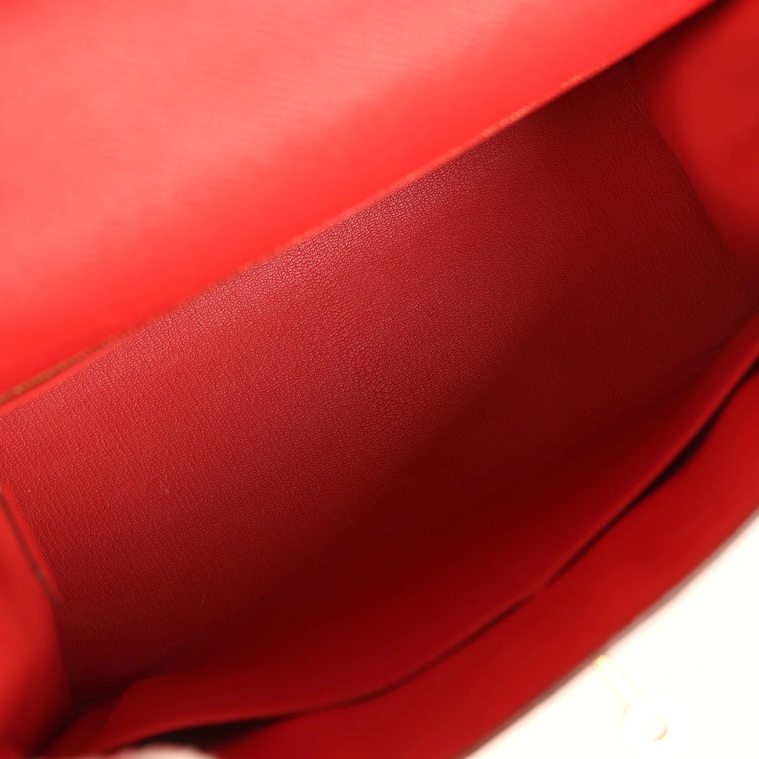 Pre-owned Hermes Kelly Sellier 28 Rouge Tomate Epsom Gold Hardware