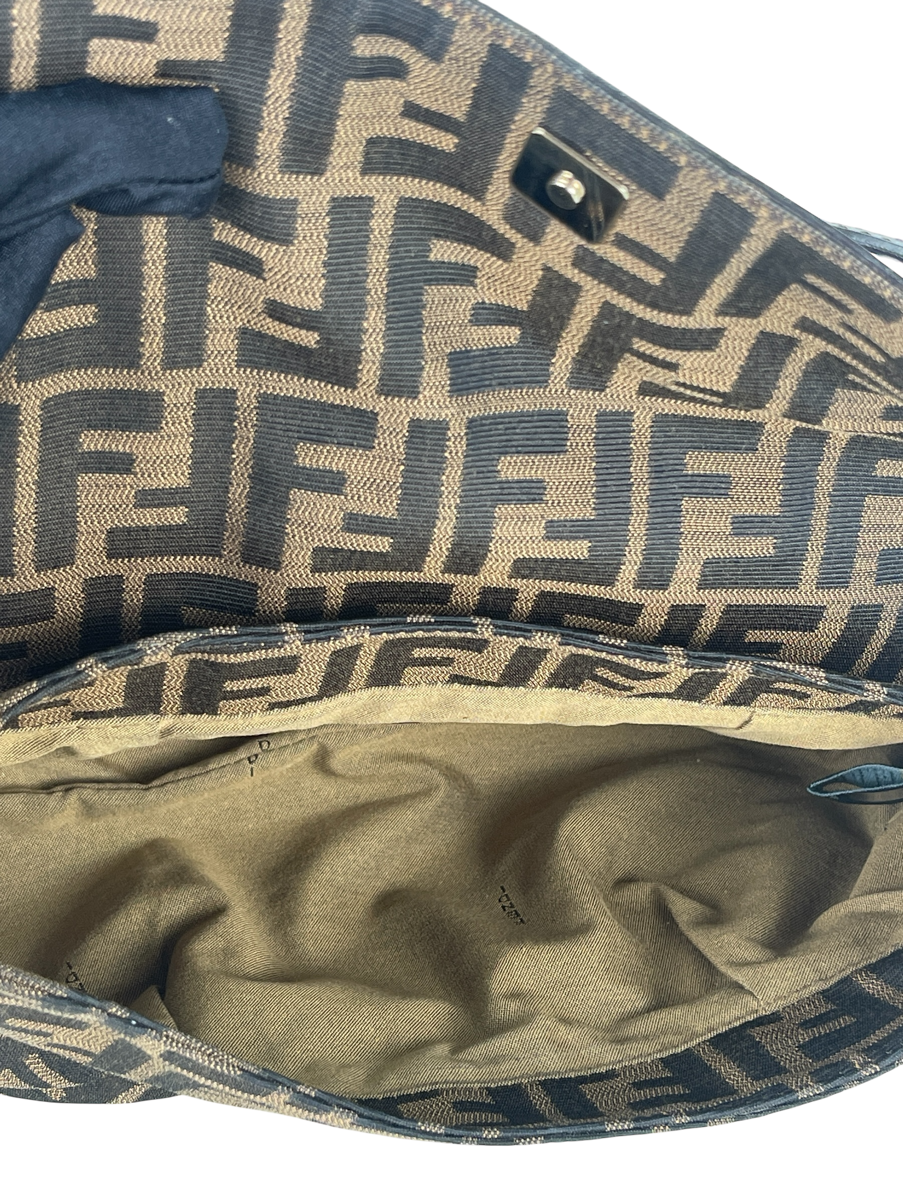 FENDI - Zucca Canvas Chef Shoulder Bag Tobacco