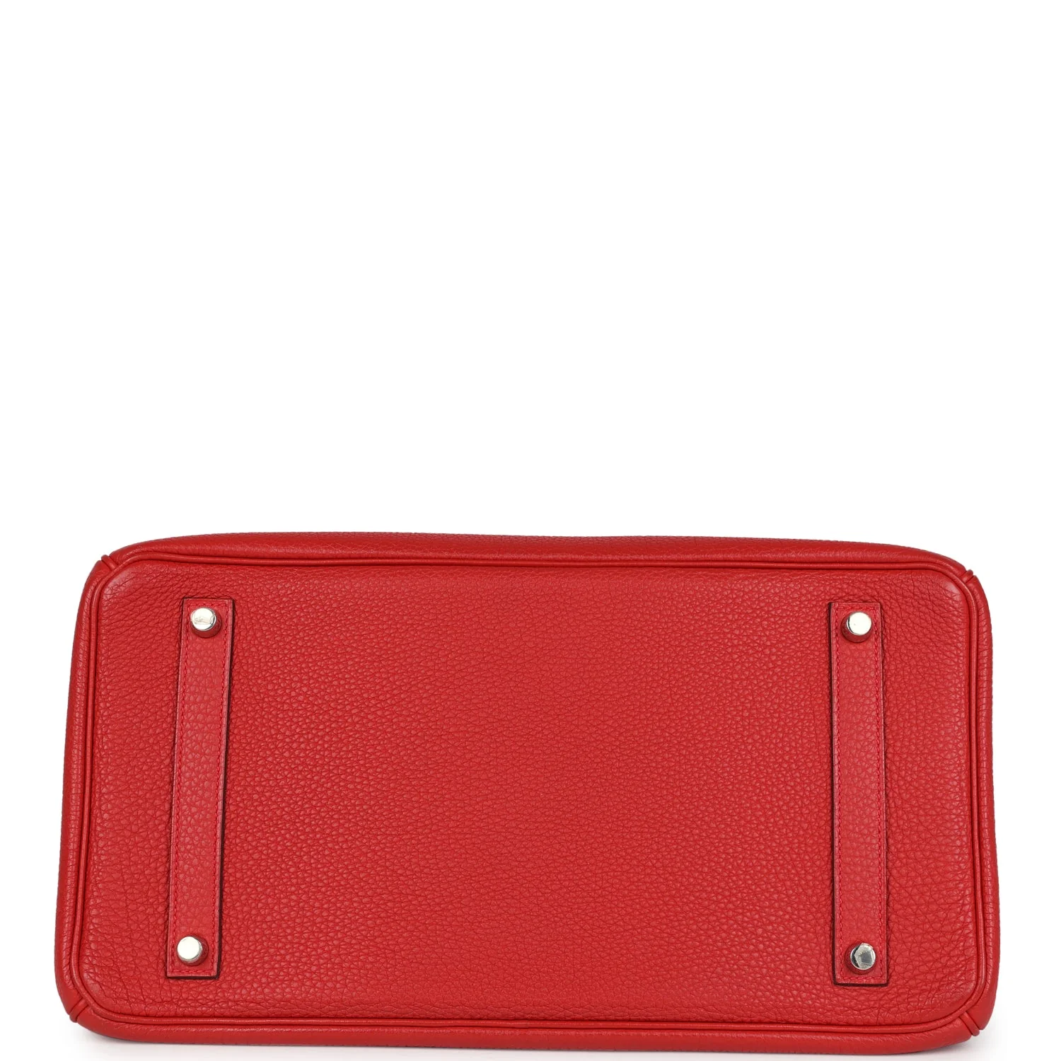 Pre-owned Hermes Birkin 35 Geranium Togo Palladium Hardware