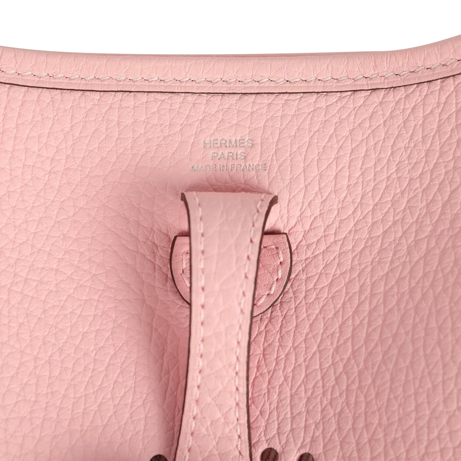 Hermes Evelyne TPM Rose Sakura Clemence Palladium Hardware