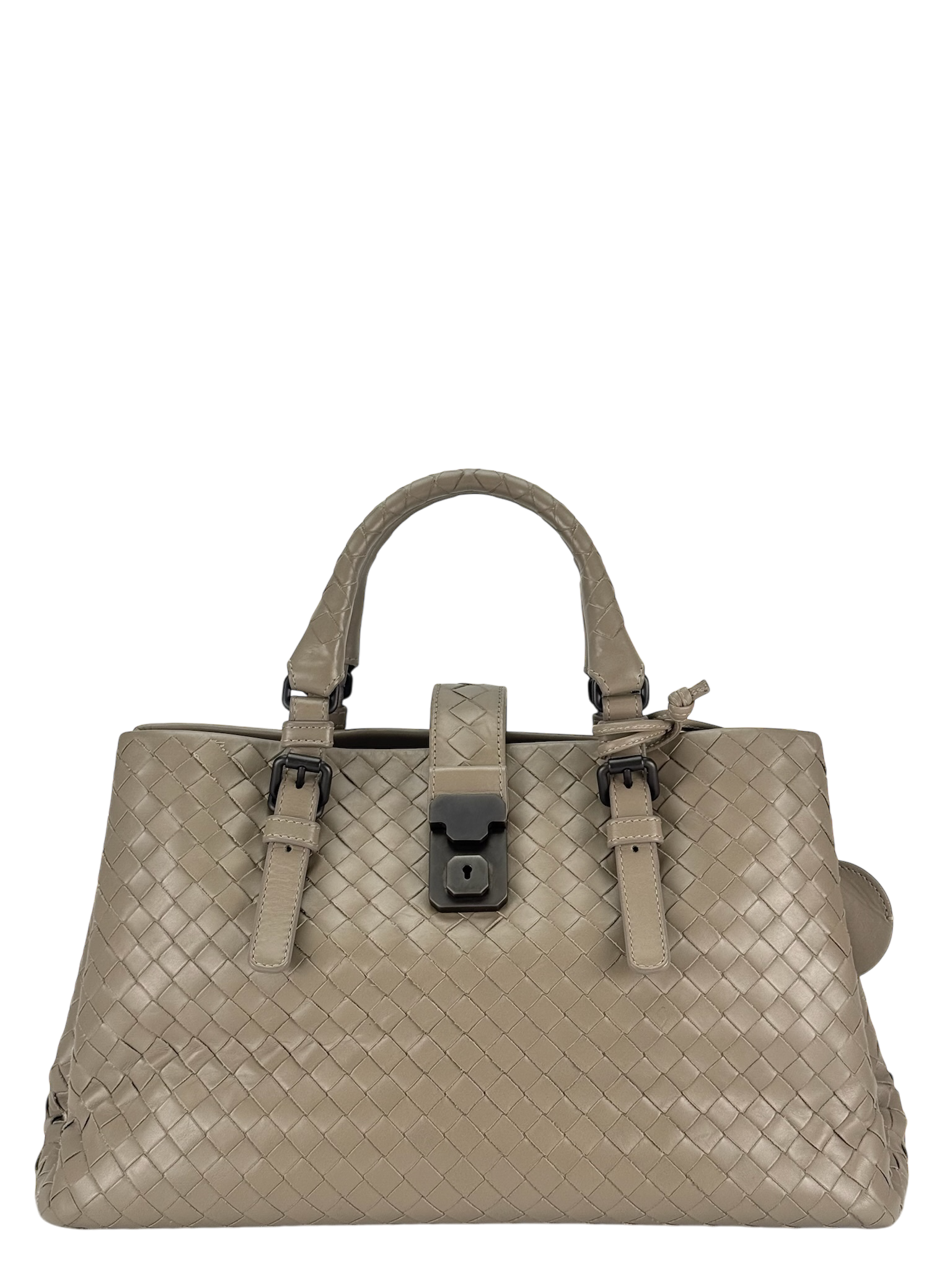 BOTTEGA VENETA - Grey Light Calf Veneta Bag