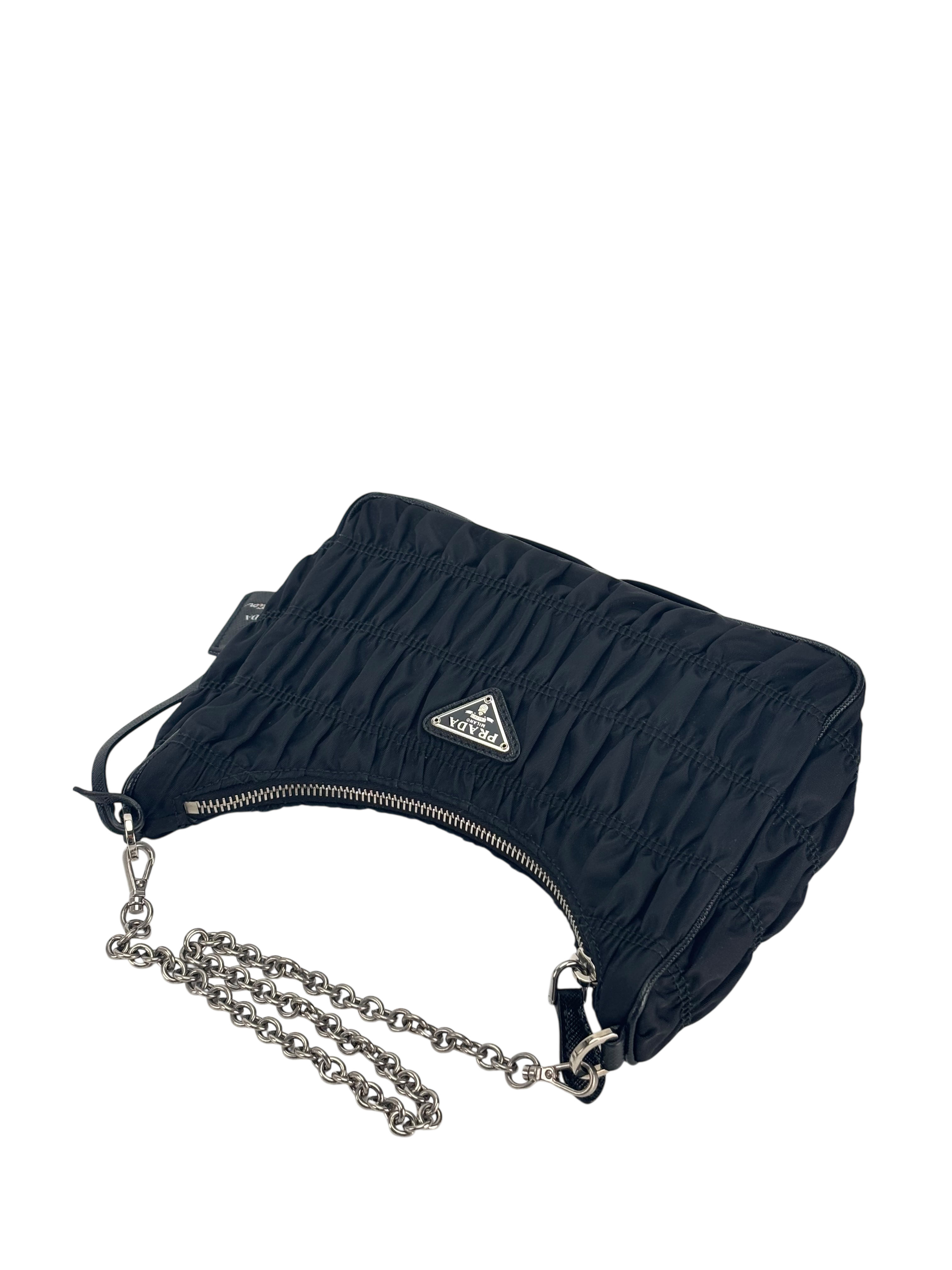 PRADA - Black Re-Edition 2005 Re-Nylon bag 3 in1 Saffiano x Tessuto