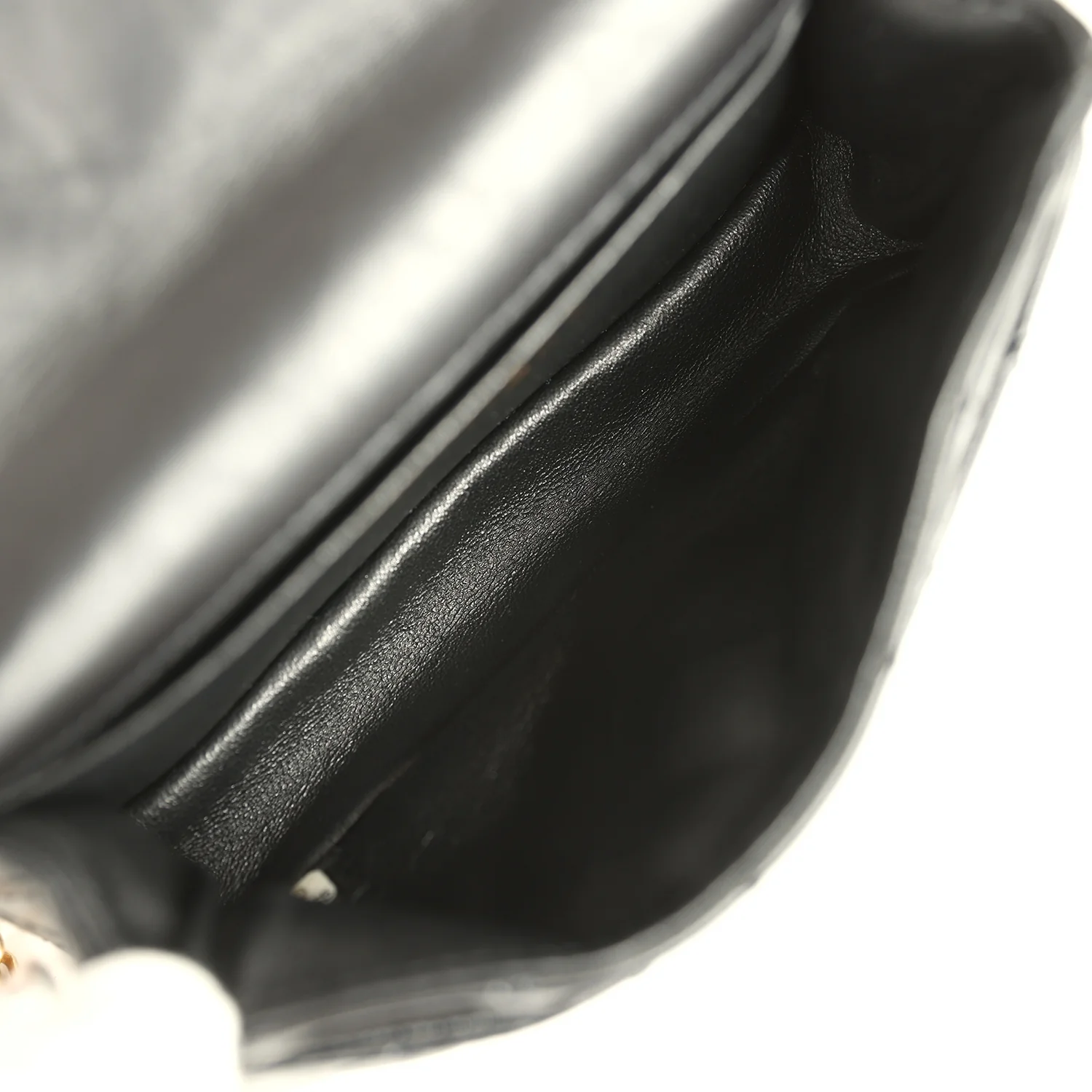 Chanel Mini Reissue Belt Bag Black Crumpled Aged Calfskin Antique Gold Hardware