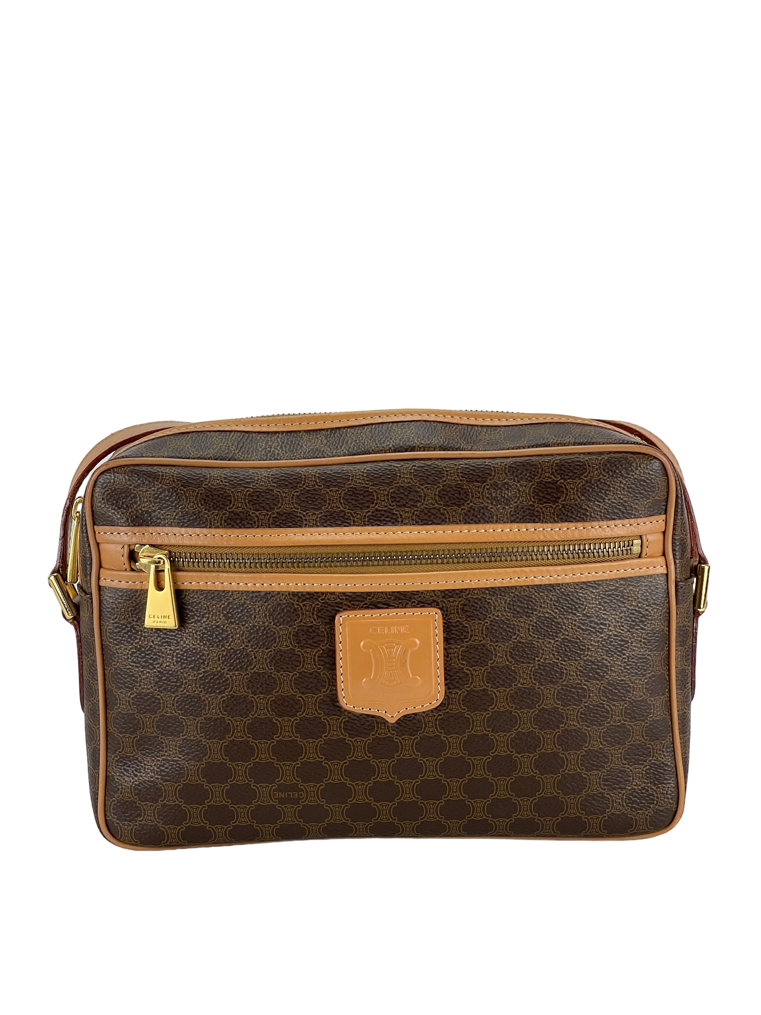 CELINE - Vintage Macadam Shoulder Bag