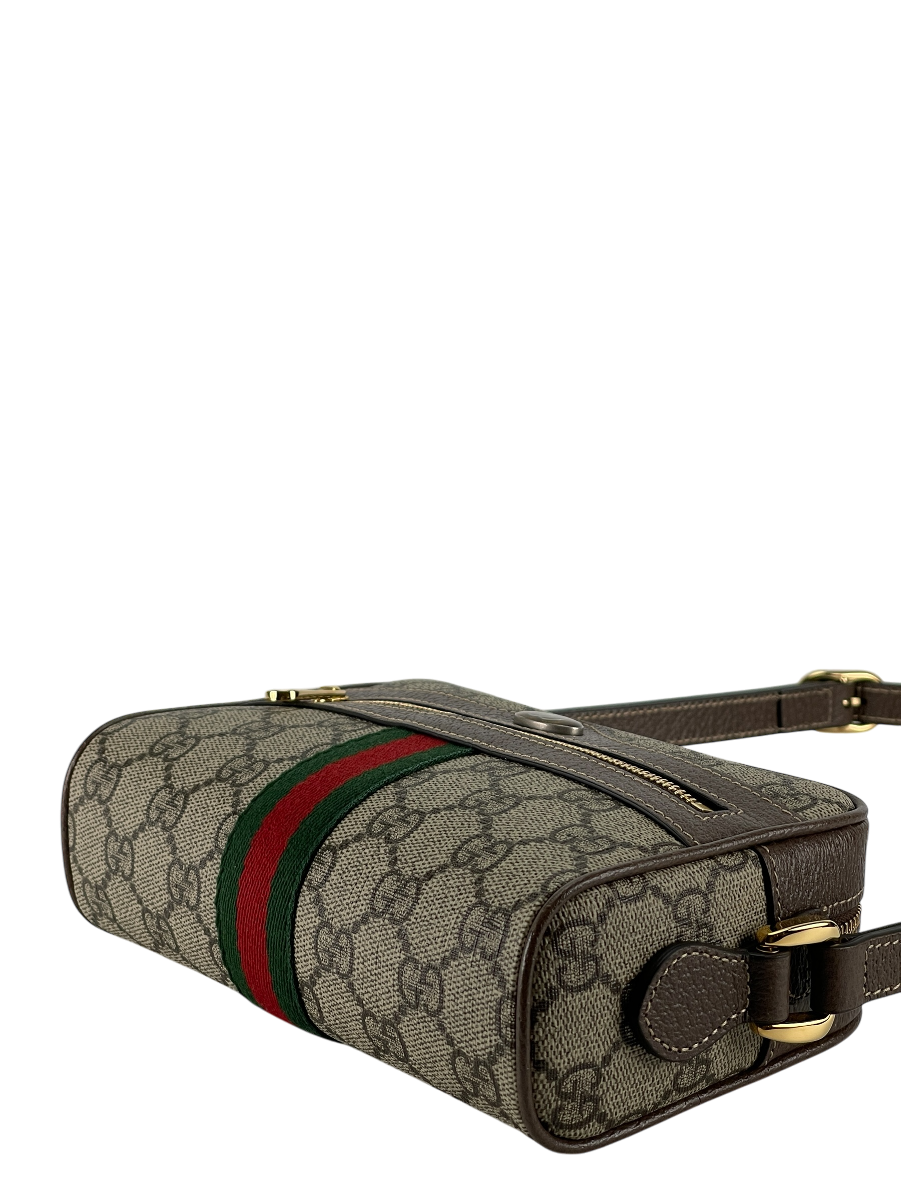 GUCCI -  GG Supreme Ophidia Mini Shoulder Bag