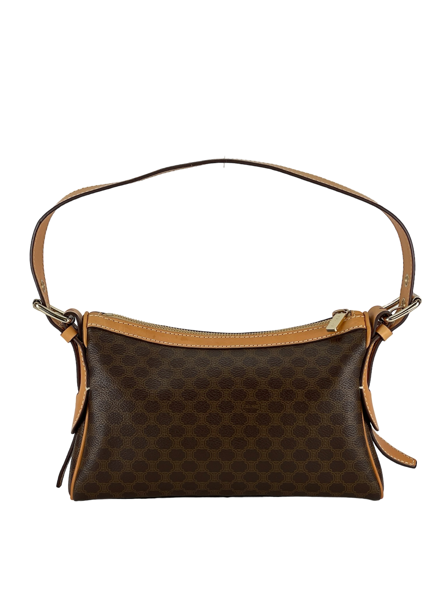 CELINE - Macadam Pattern Shoulder Bag