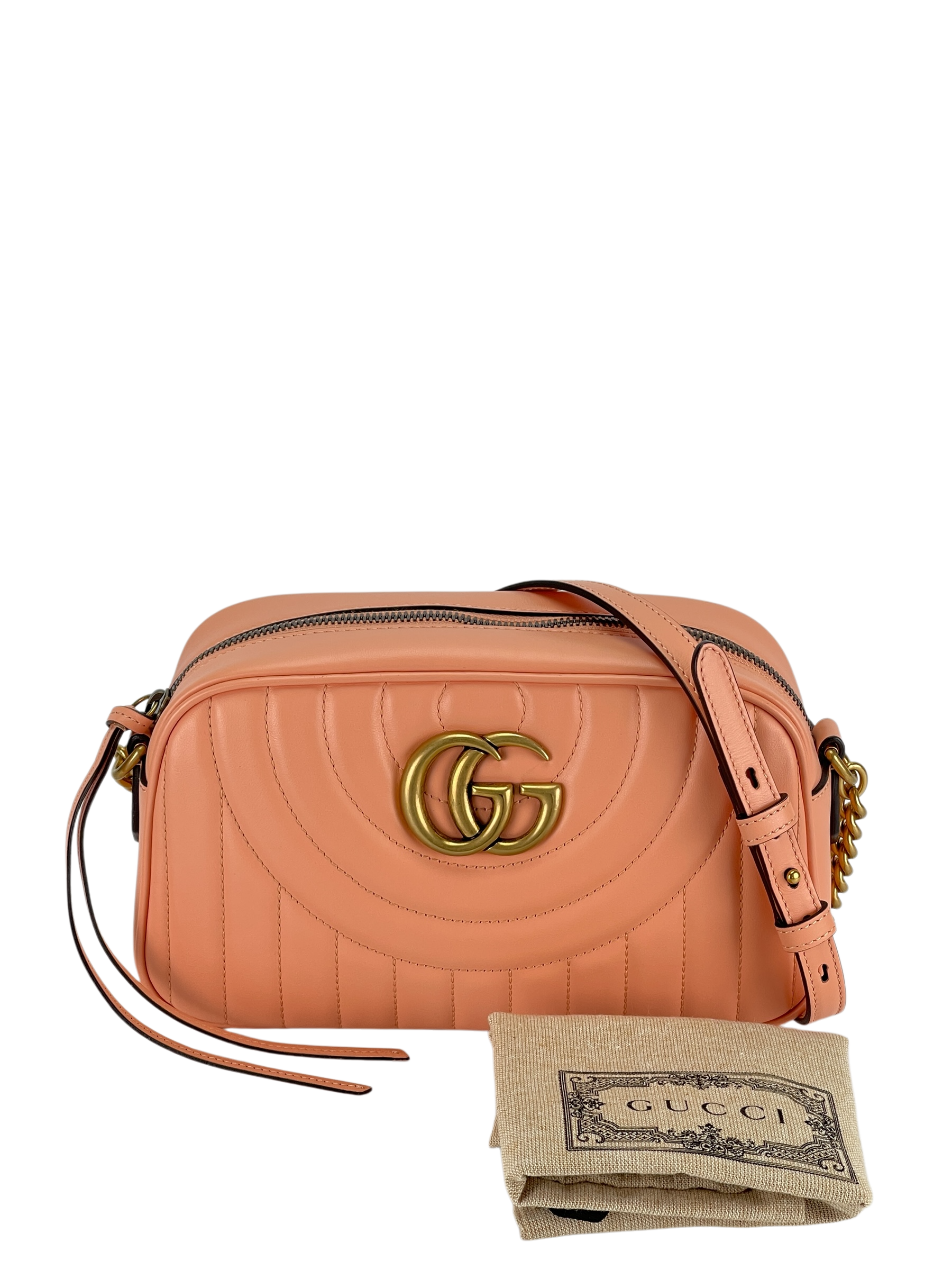 GUCCI - GG Marmont Small Leather Shoulder Bag