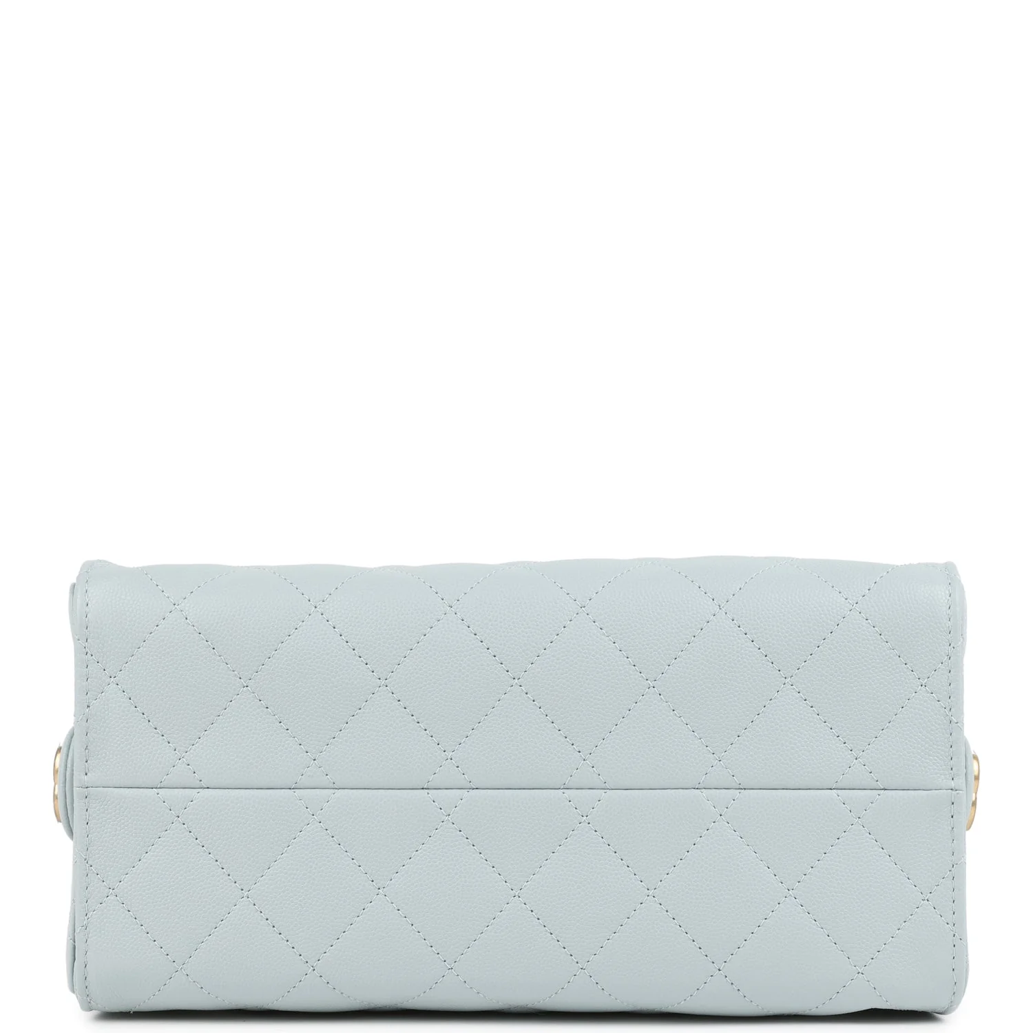 Chanel Small 25 Hobo Bag Light Blue Caviar Antique Gold Hardware