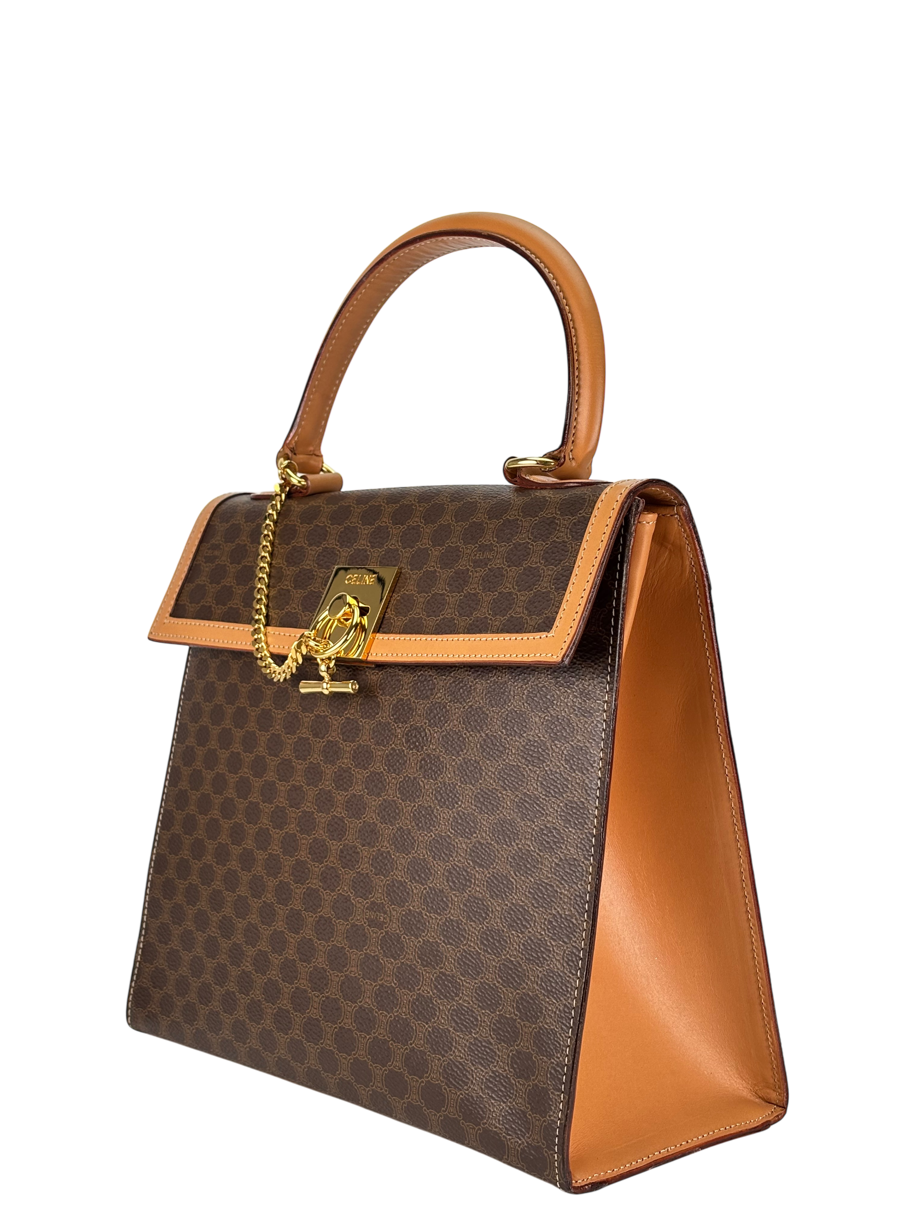 CELINE - Monogram PVC Macadam Handbag