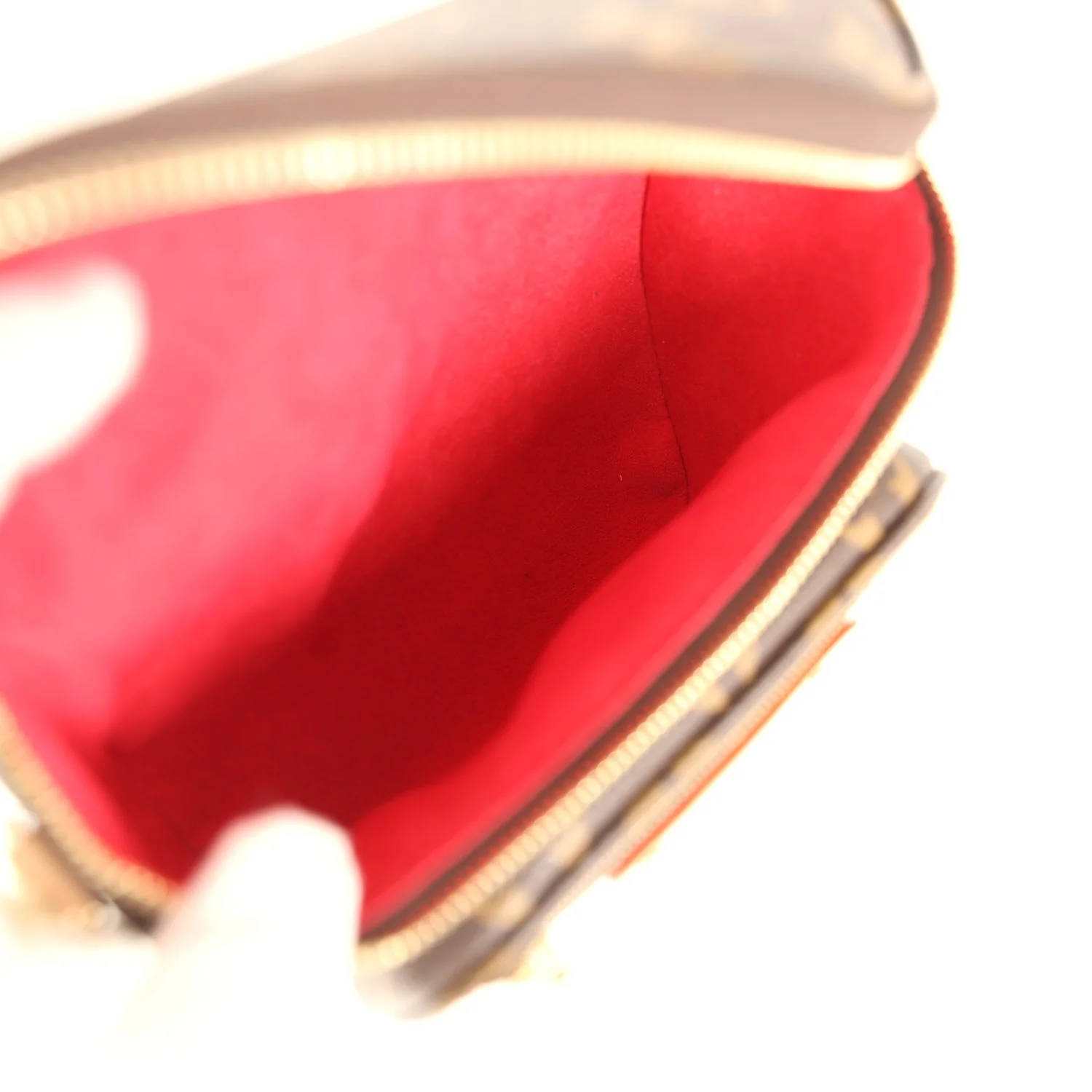 Louis Vuitton X Takashi Murakami Mini Bumbag Cherry Brown Monogram Gold Hardware