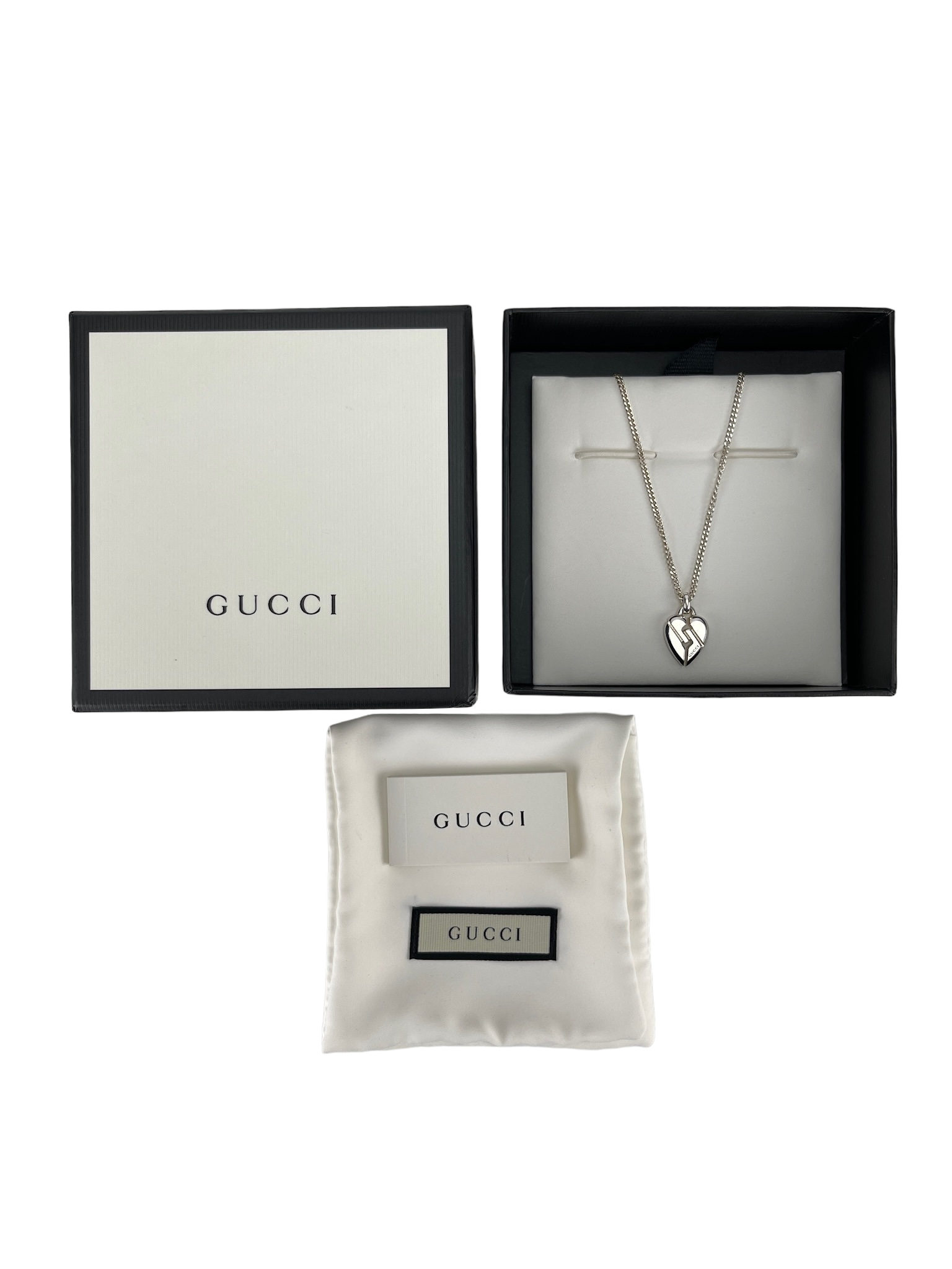 GUCCI - Double G Silver Necklace