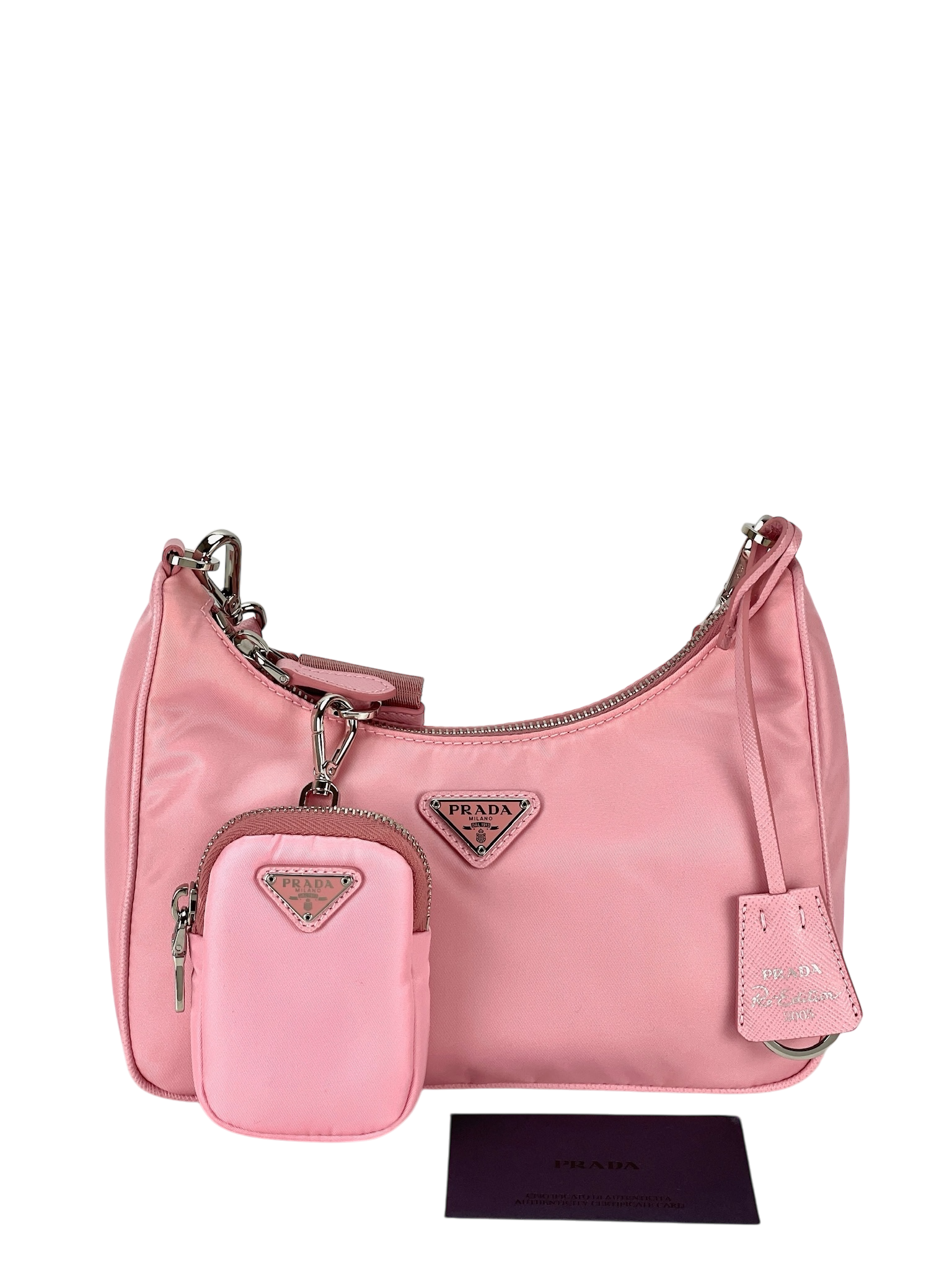 PRADA - Re-Edition 2005 Pink Nylon Bag