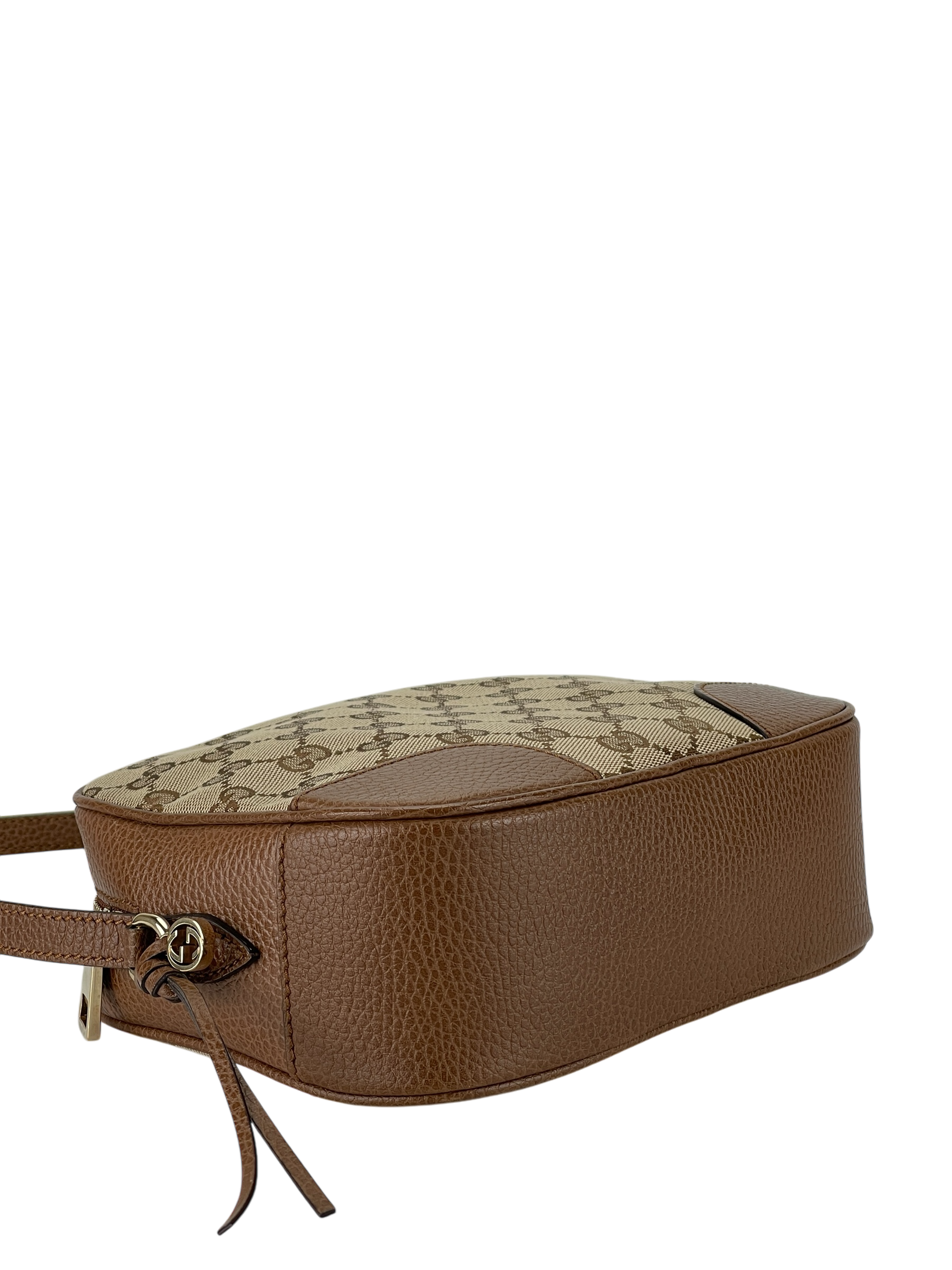 GUCCI - GG Canvas Camera Shoulder Bag Beige