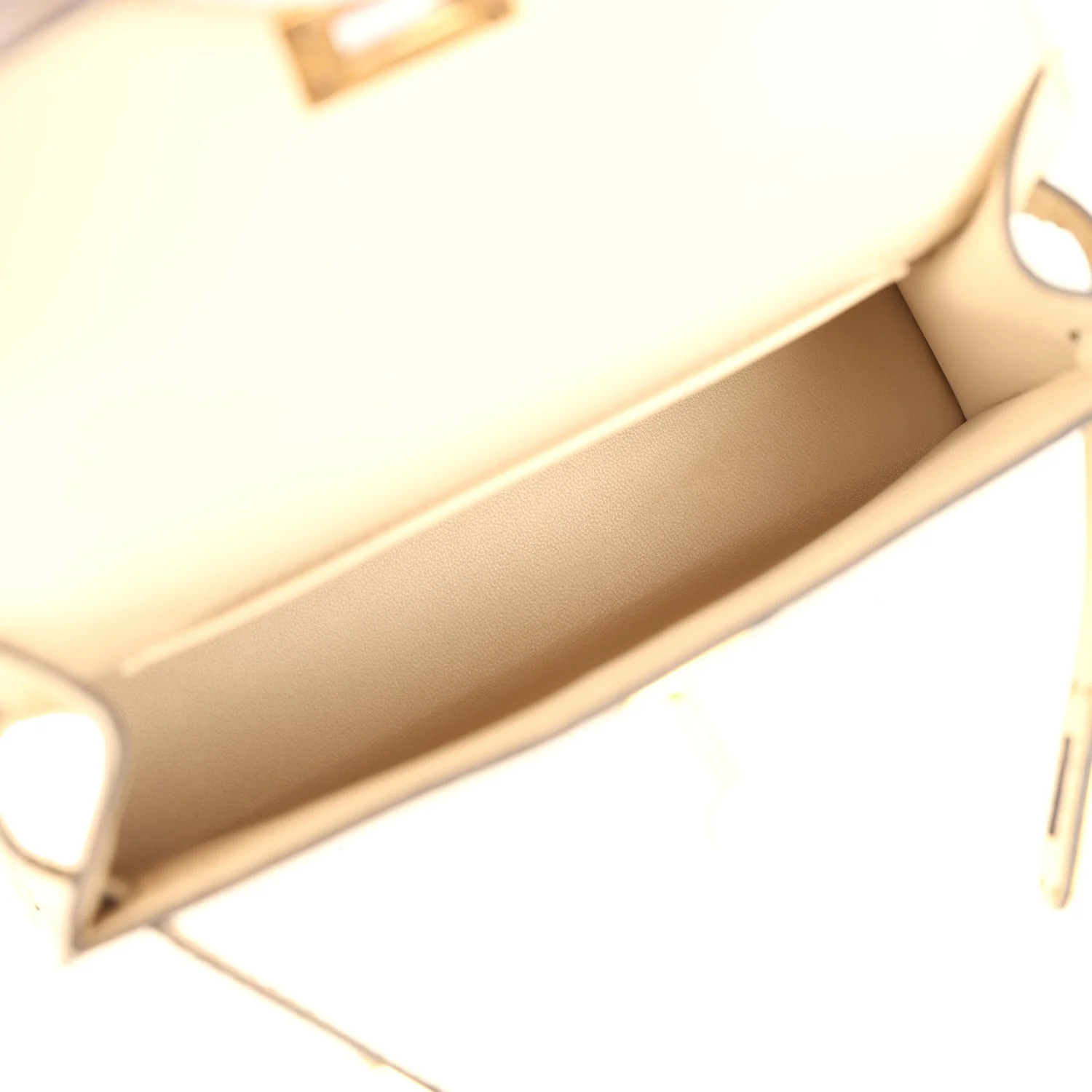 Hermes Kelly Sellier 20 Parchemin Ostrich Gold Hardware