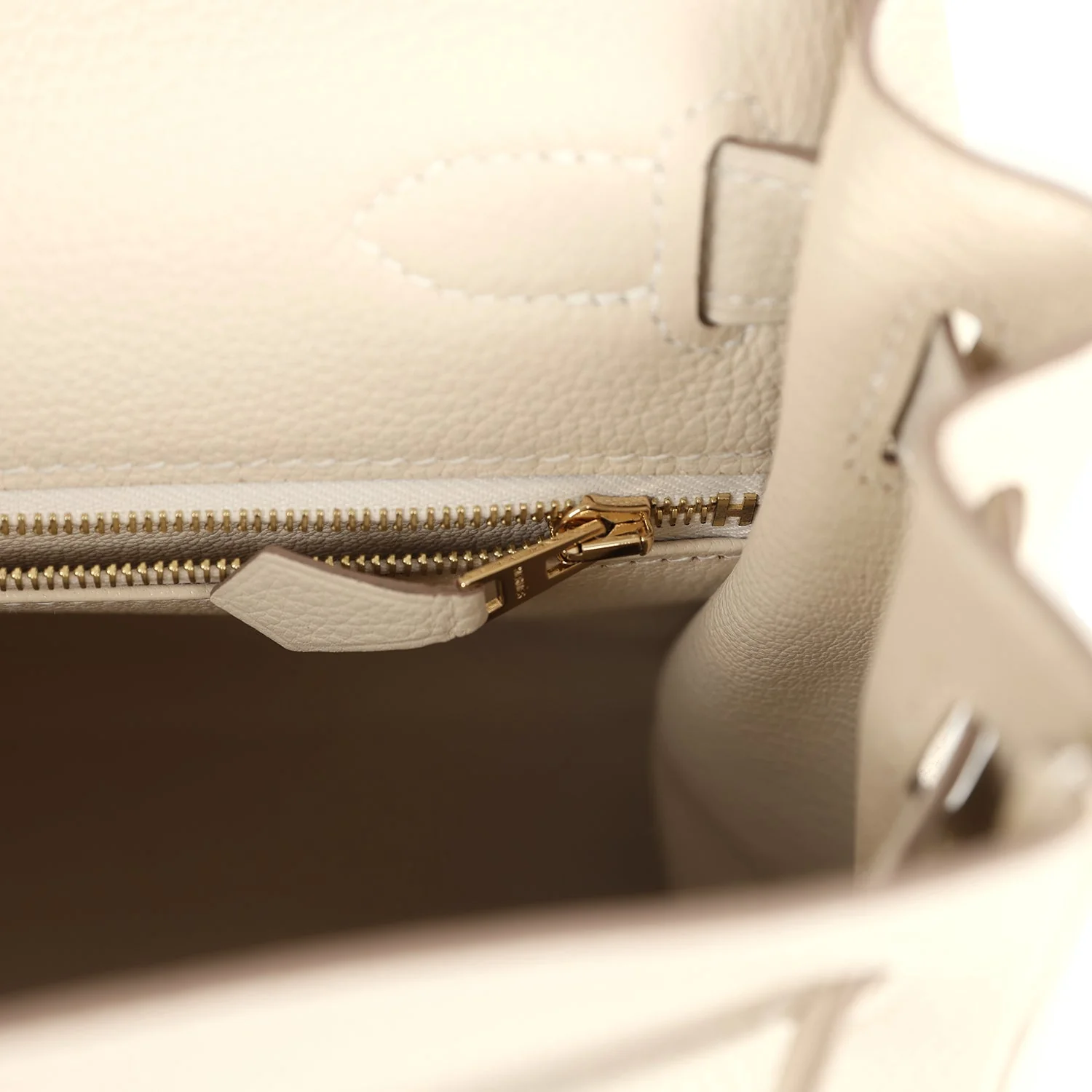 Hermes Kelly Retourne 28 Craie Togo Gold Hardware