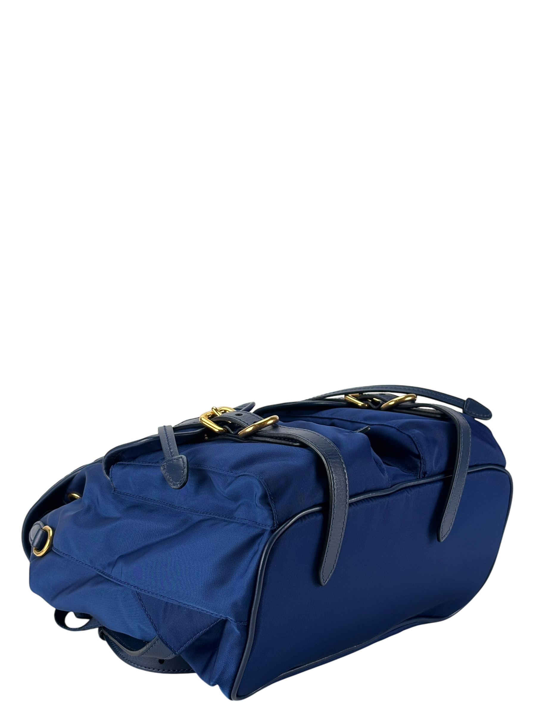 PRADA - Blue Re-Nylon Backbag Small
