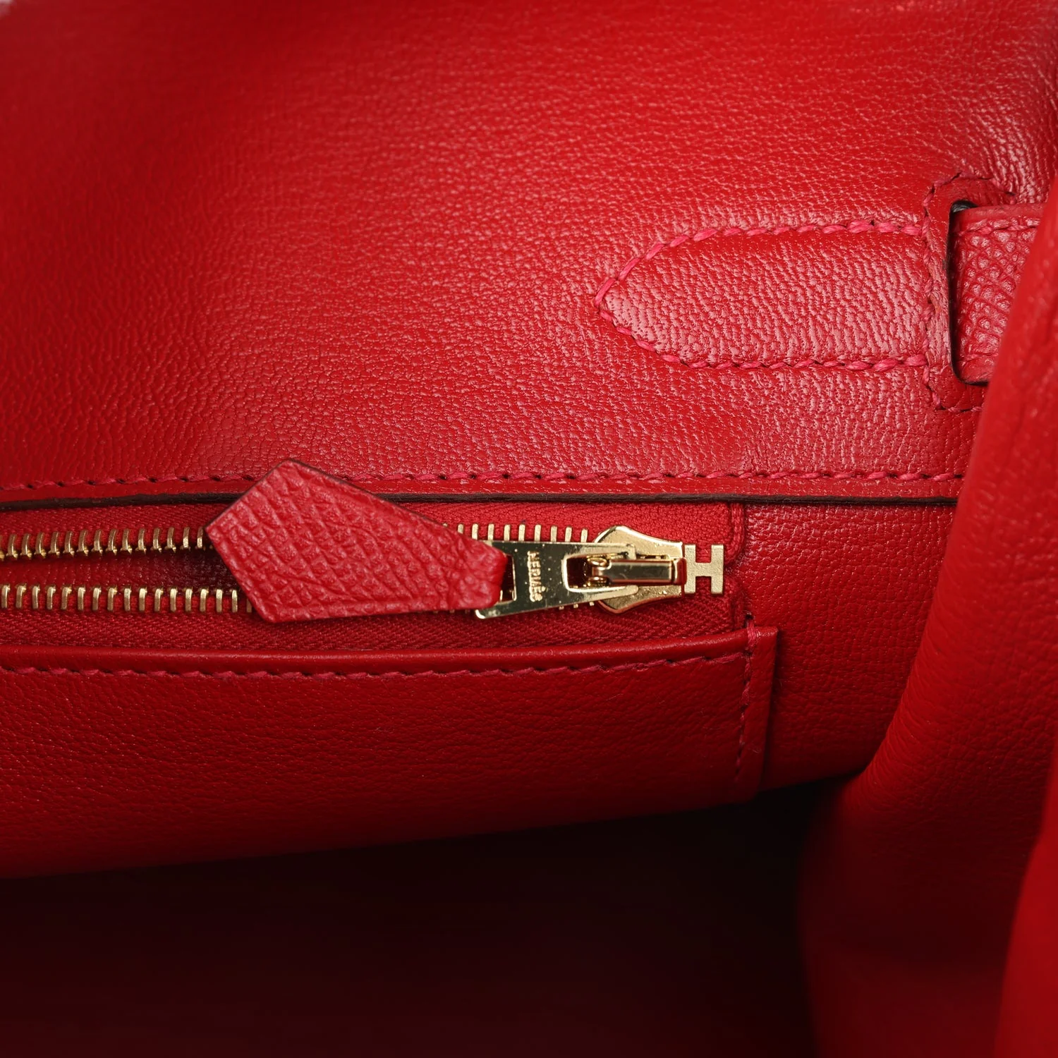 Hermes Special Order (HSS) Birkin 30 Rouge Casaque Epsom Gold Hardware