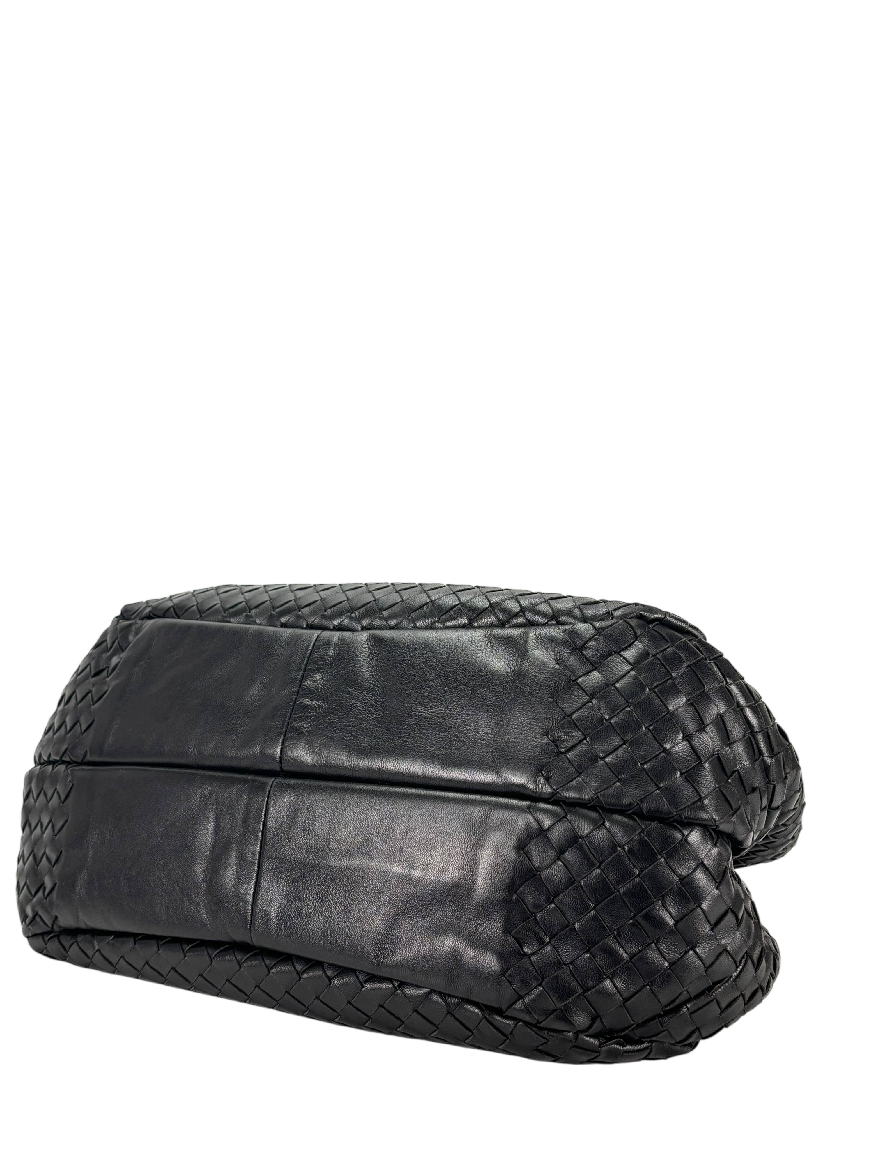 BOTTEGA VENETA - Braid Shoulder Bag Black Leather