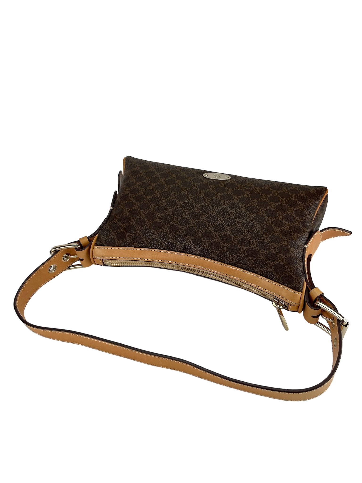 CELINE - Macadam Pattern Shoulder Bag