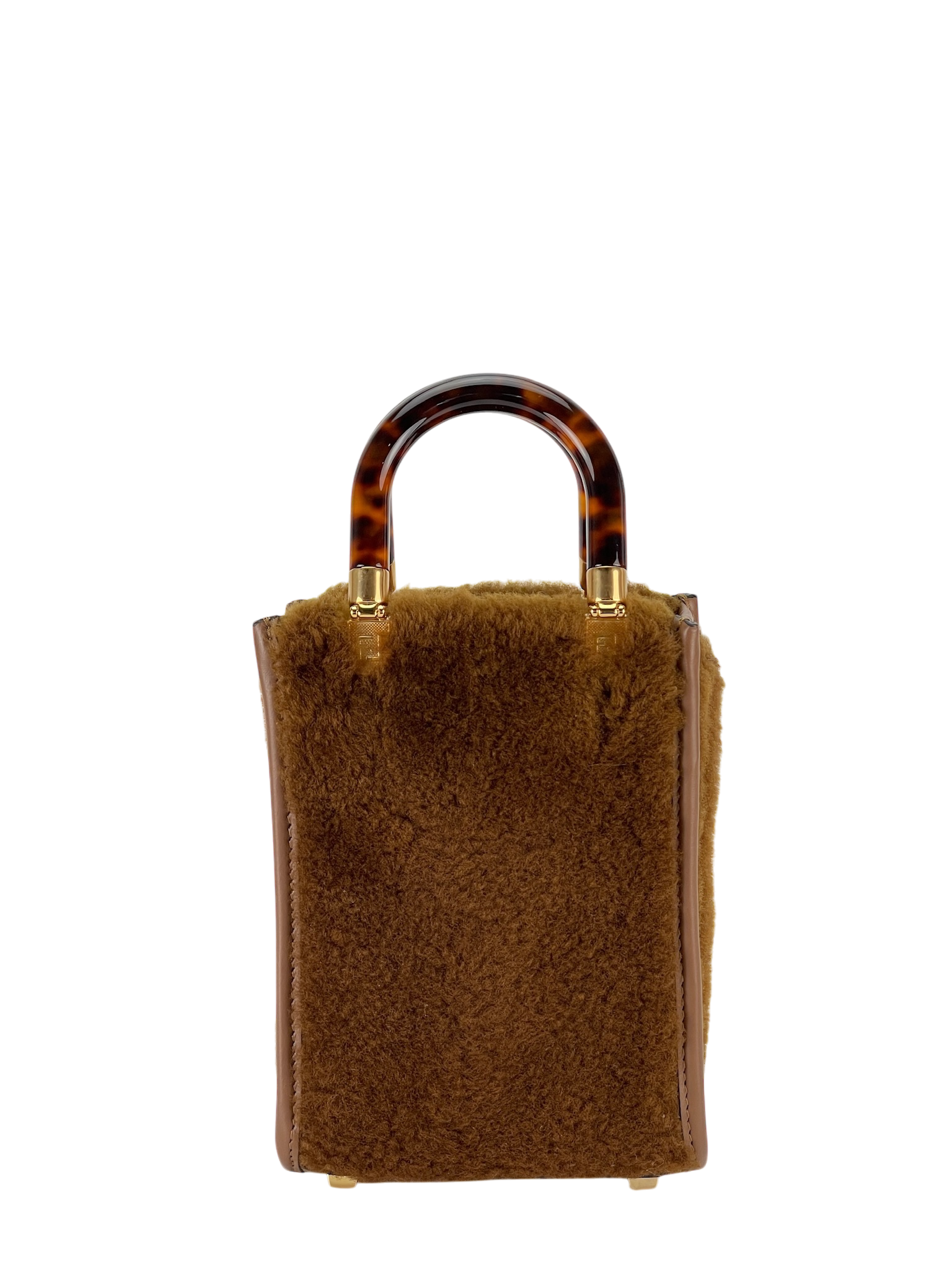 FENDI - Sunshine Logo Fur Mini Tote Bag