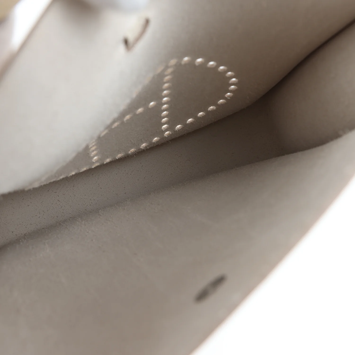 Hermes Evelyne Sellier TPM Craie Epsom Palladium Hardware