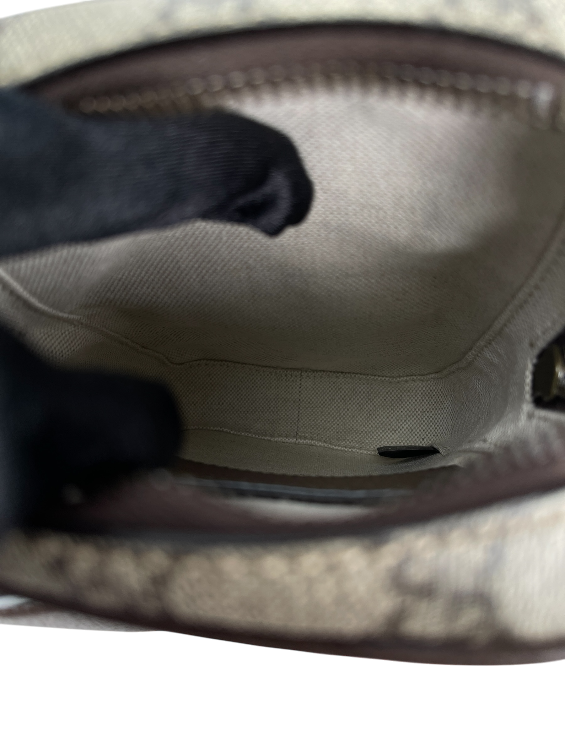 GUCCI -Ophidia GG Supreme Canvas Leather GG Small Mini Bag Sling Bag