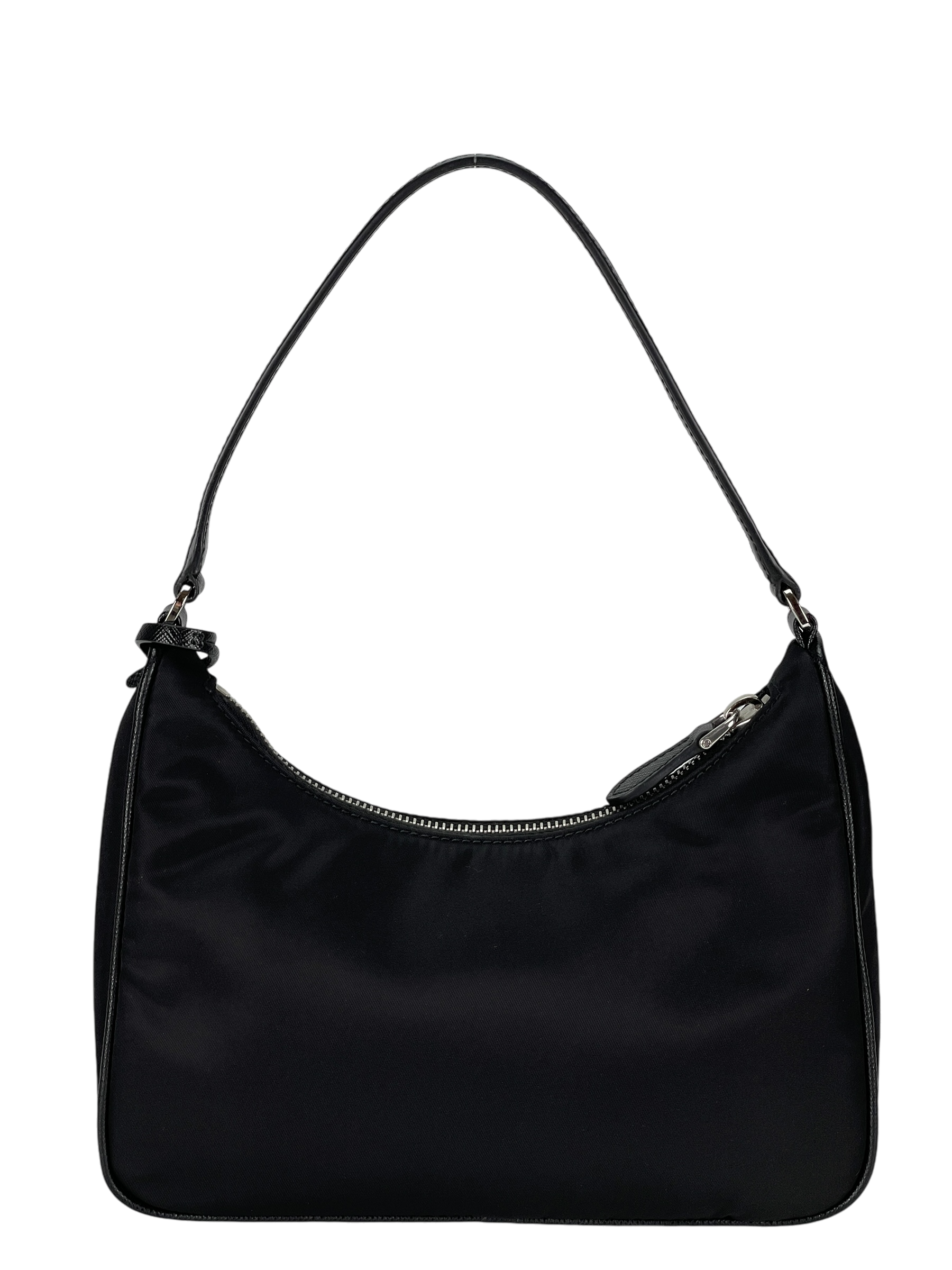 PRADA - Black 2005 Re-nylon Hobo Bag