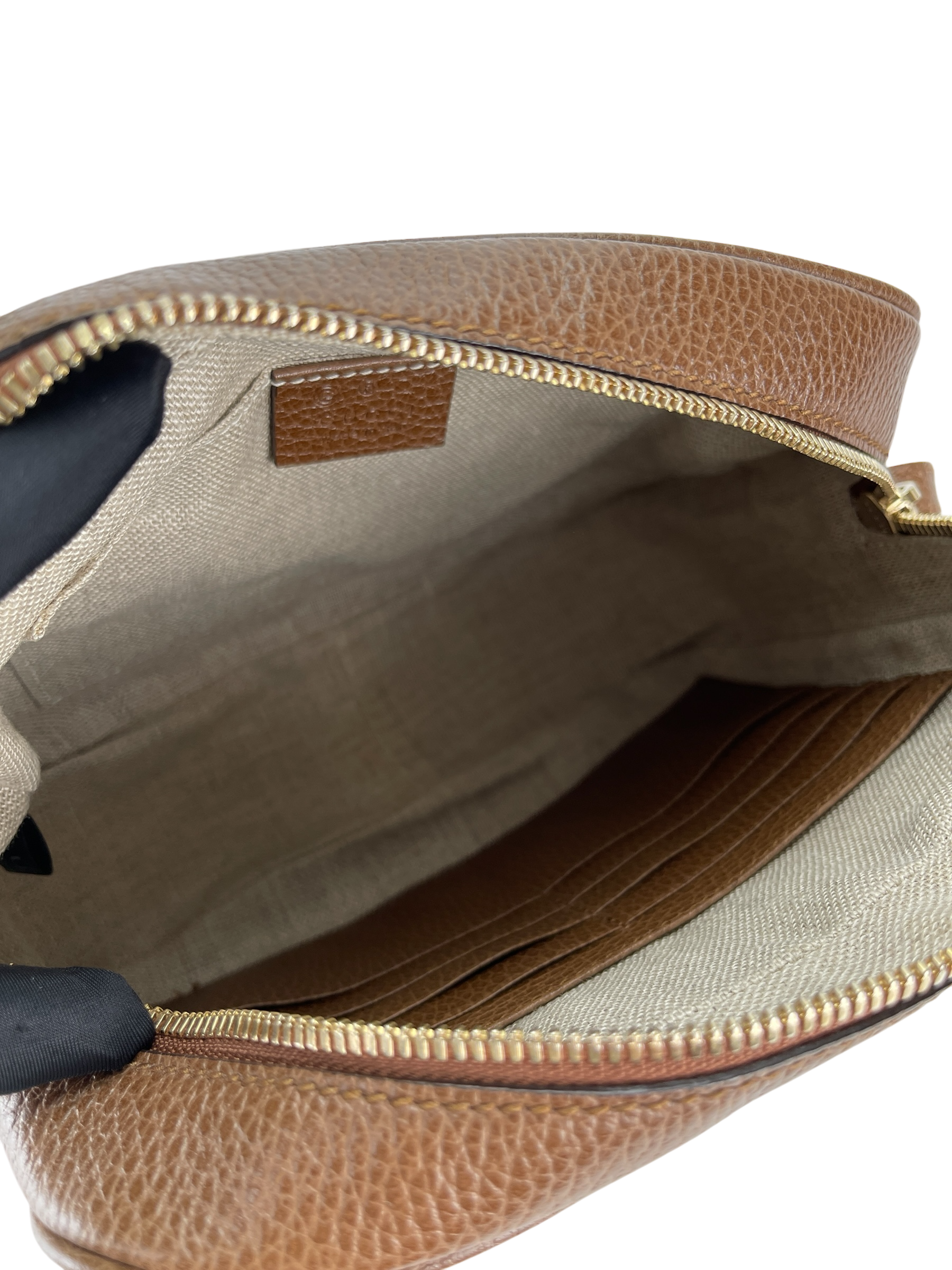 GUCCI - GG Canvas Camera Shoulder Bag Beige