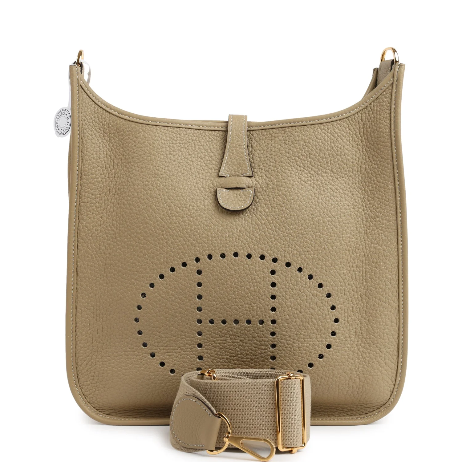 Hermes Evelyne III PM Trench Clemence Gold Hardware