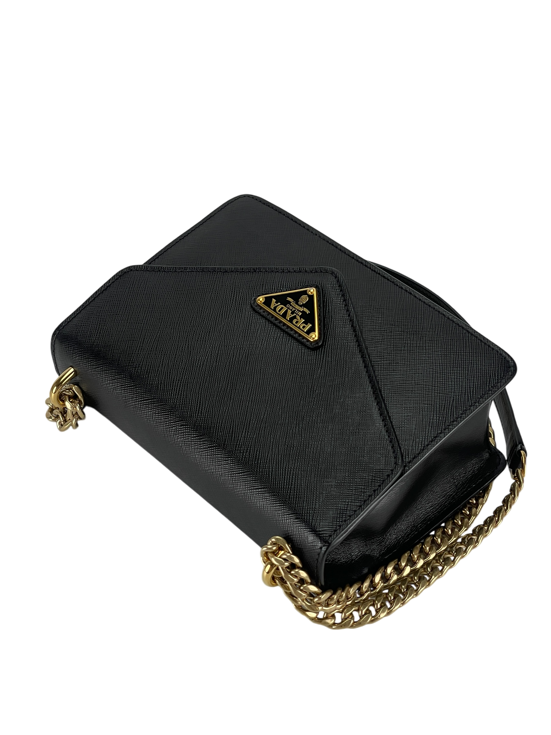 PRADA - Saffiano Leather Crossbody Shoulder Bag