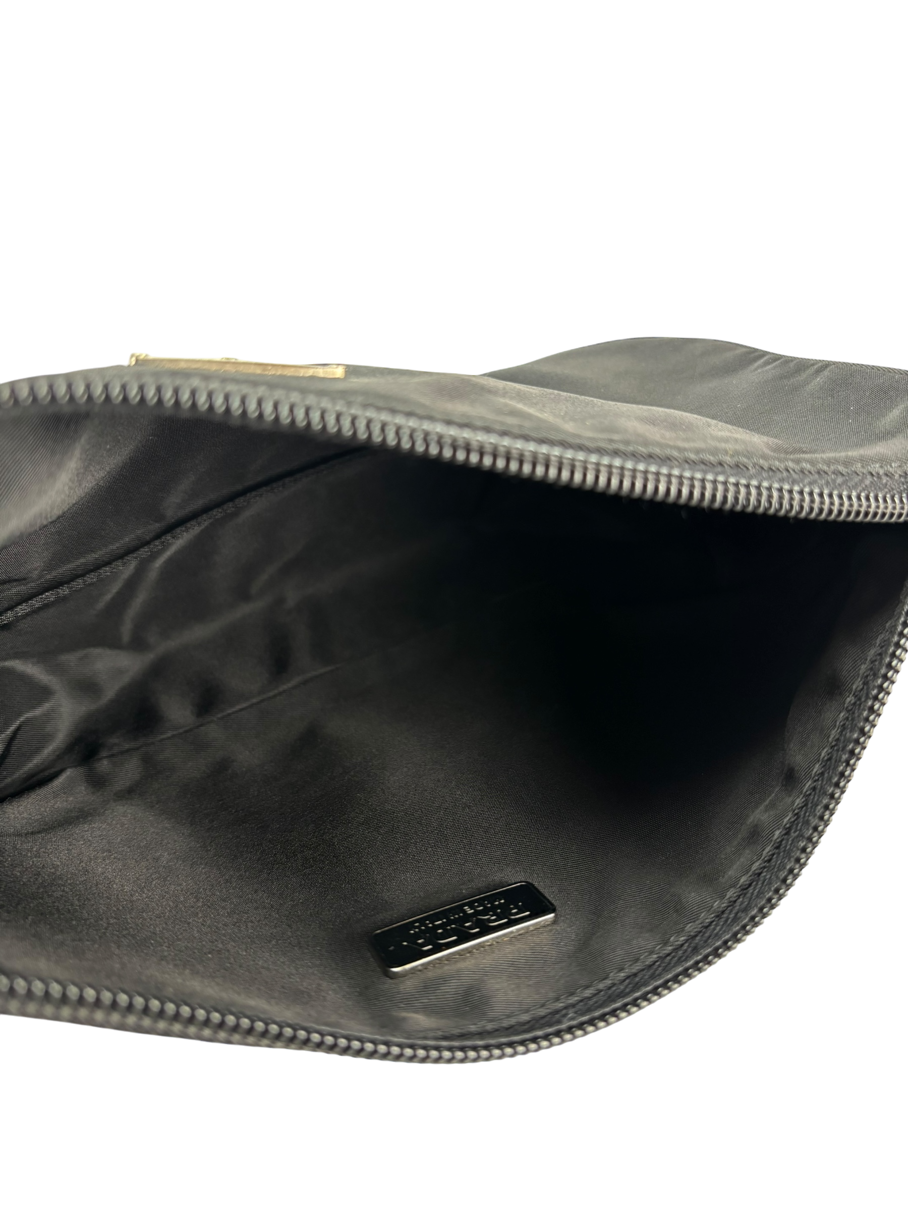 PRADA - Black Nylon Nero Pouch Handbag