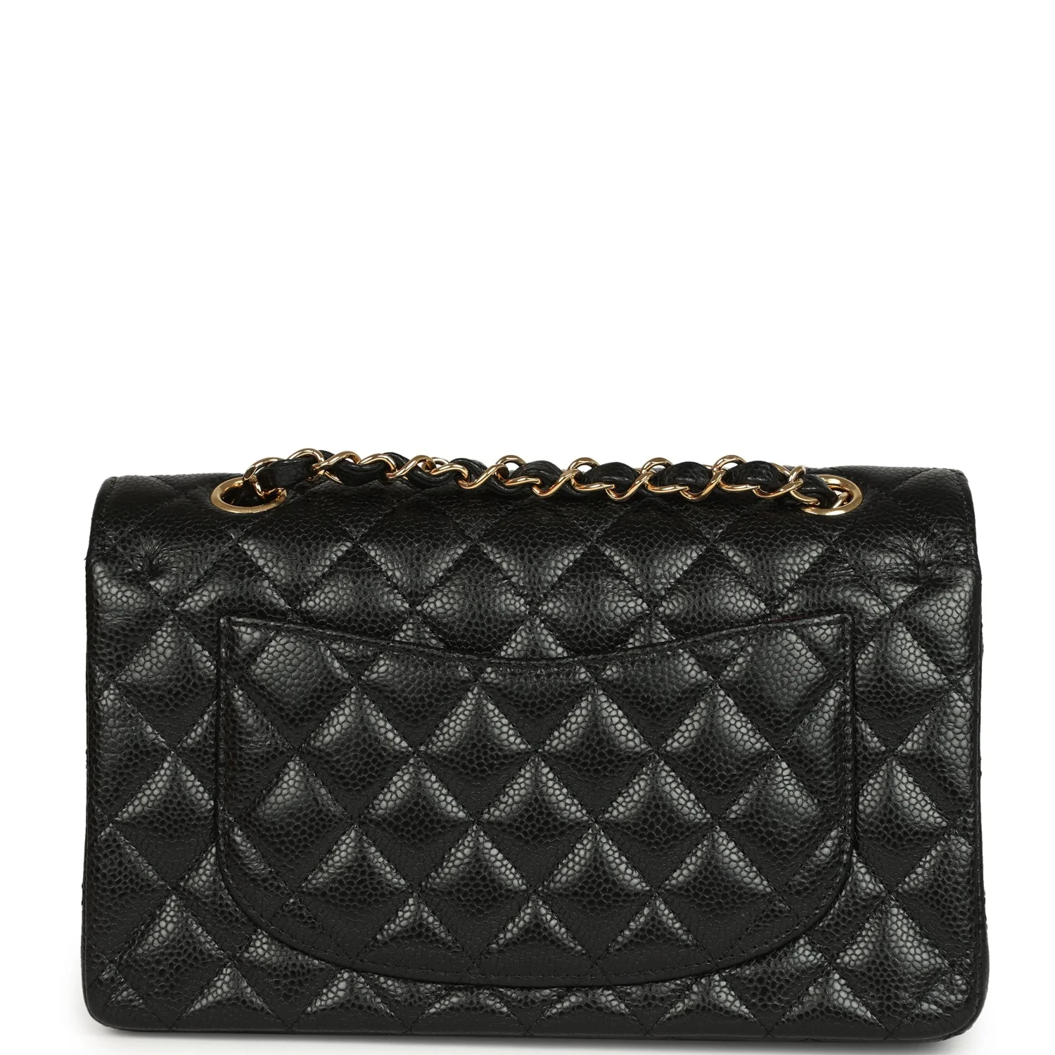 Chanel Small Classic Double Flap Bag Black Caviar Gold Hardware