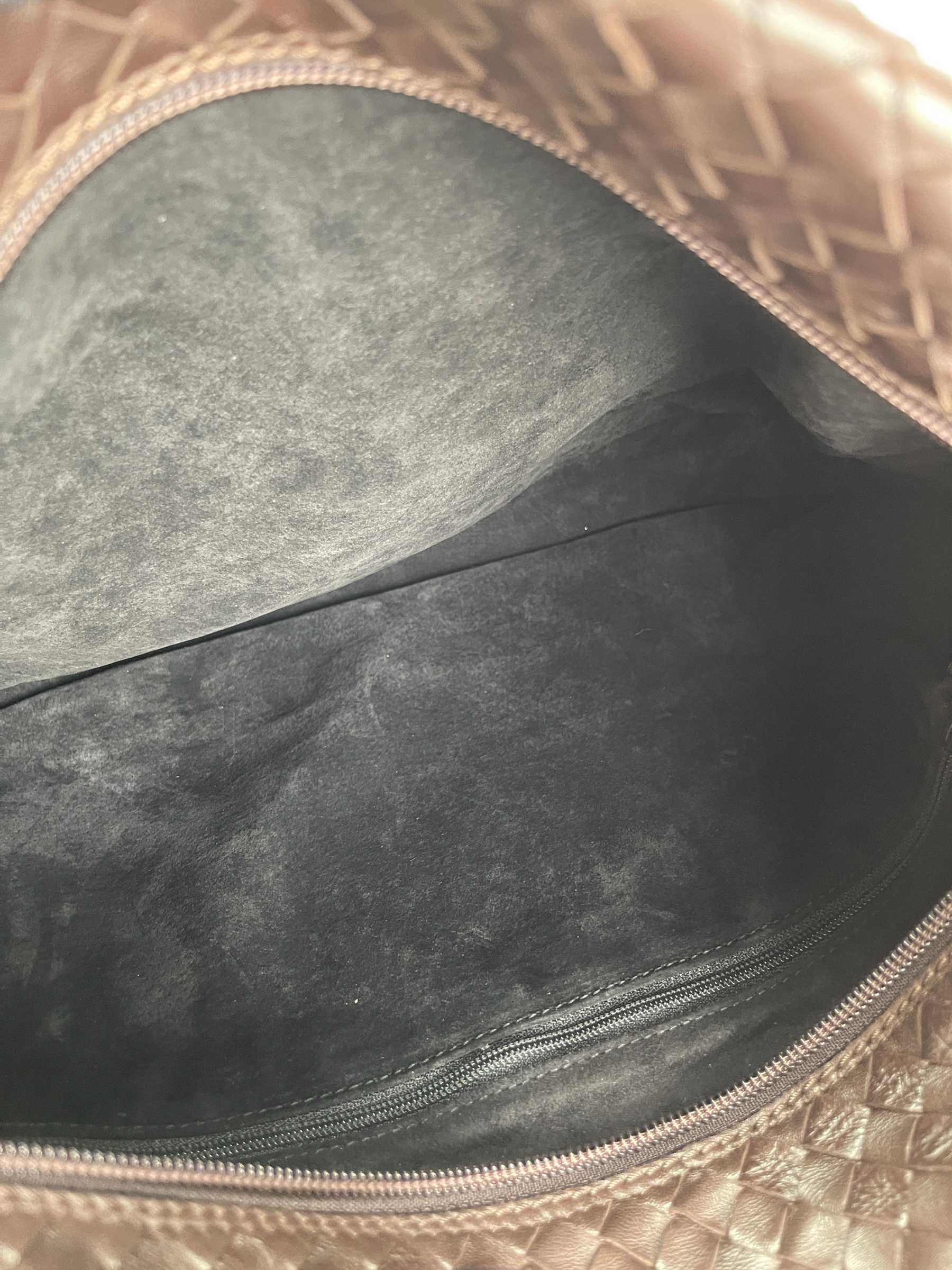 BOTTEGA VENETA - Intrecciato Shoulder Bag Brown