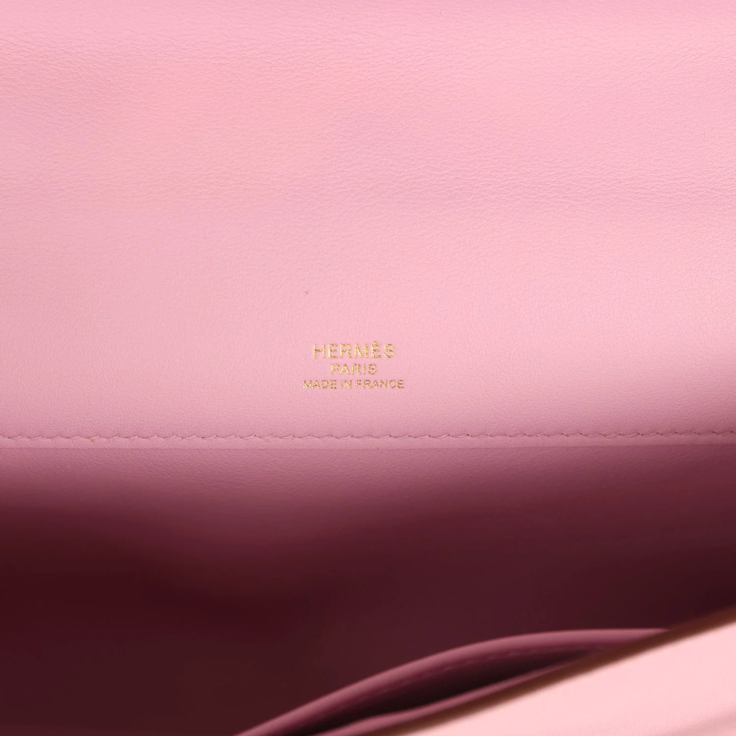 Hermes Kelly Cut Mauve Sylvestre Swift Rose Gold Hardware