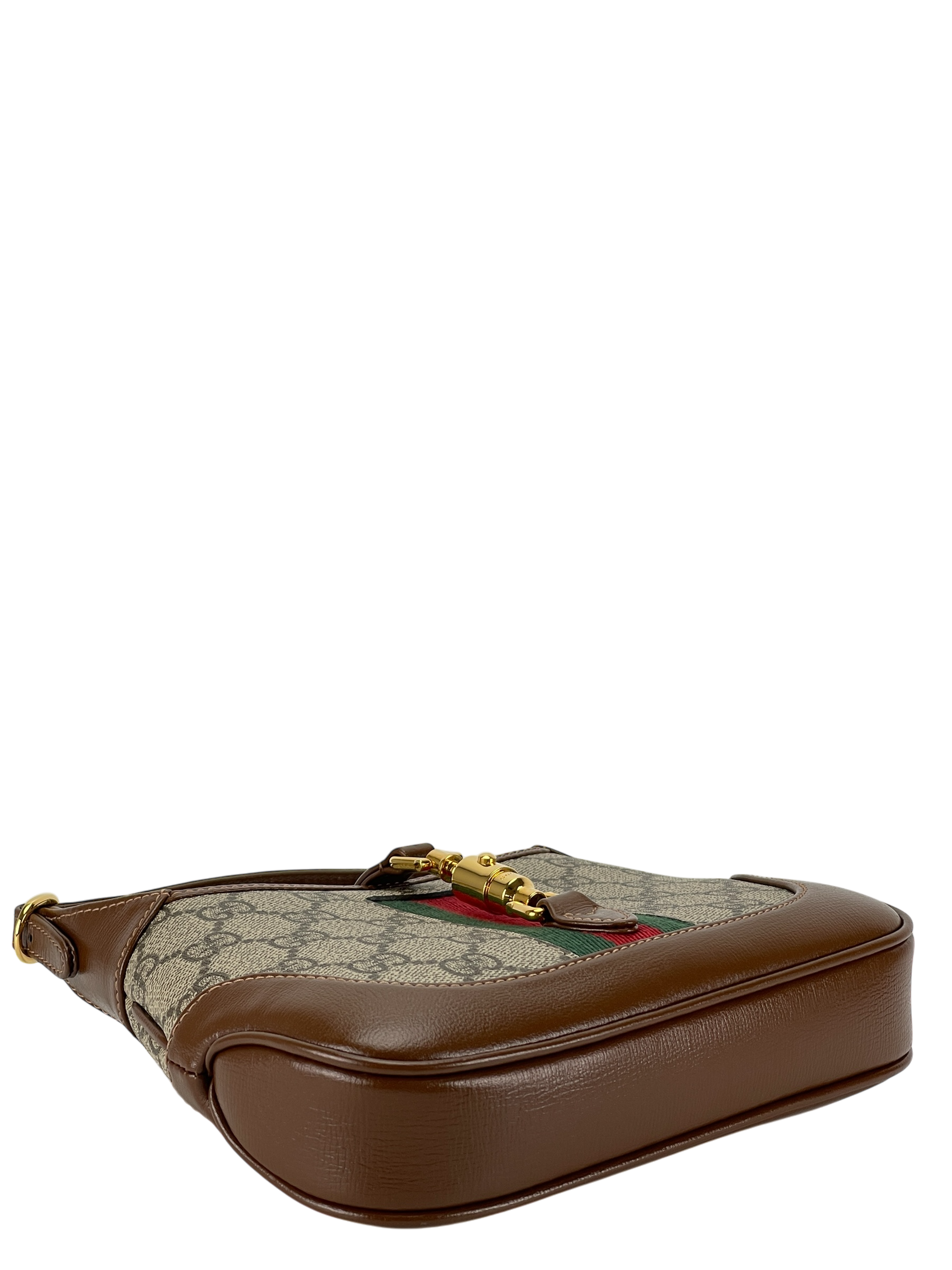 GUCCI - Jackie 1961 leather Canvas Shoulder bag