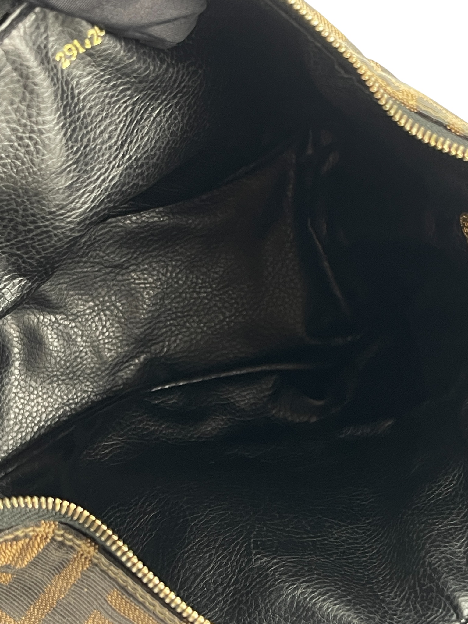 FENDI - Zucca Brown Jacquard Mini Vanity Pouch Bag