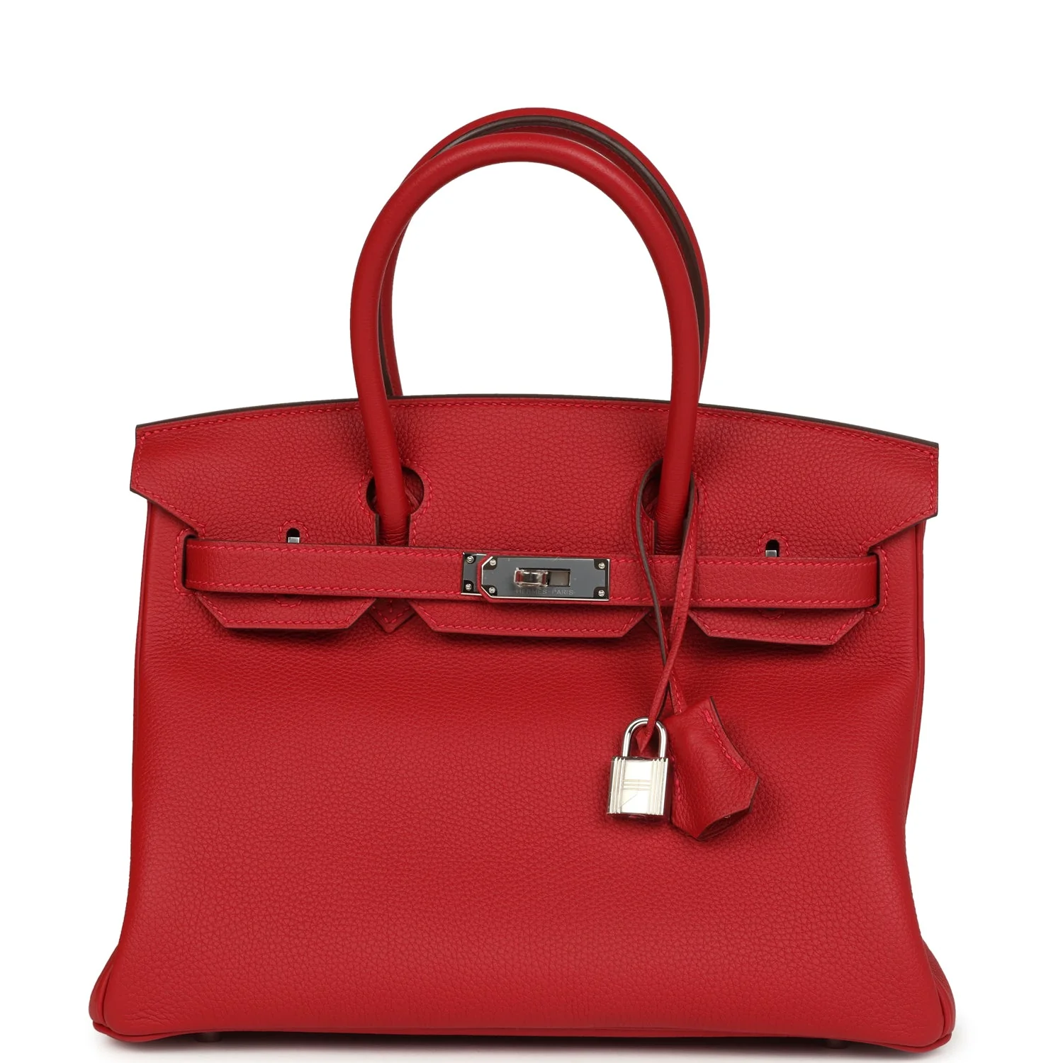 Hermes Birkin 30 Rouge Vif Togo Palladium Hardware
