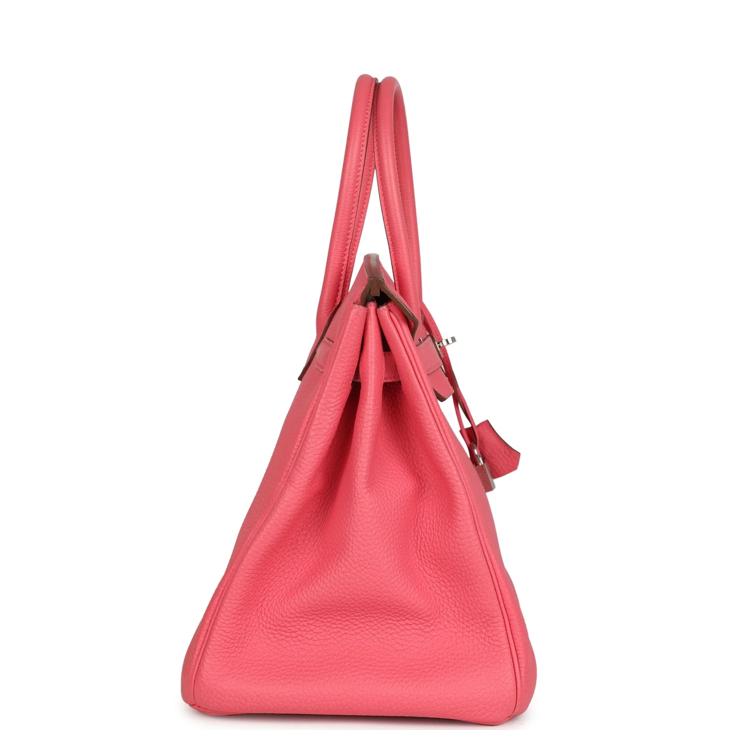 Pre-owned Hermes Birkin 35 Rose Lipstick Togo Palladium Hardware