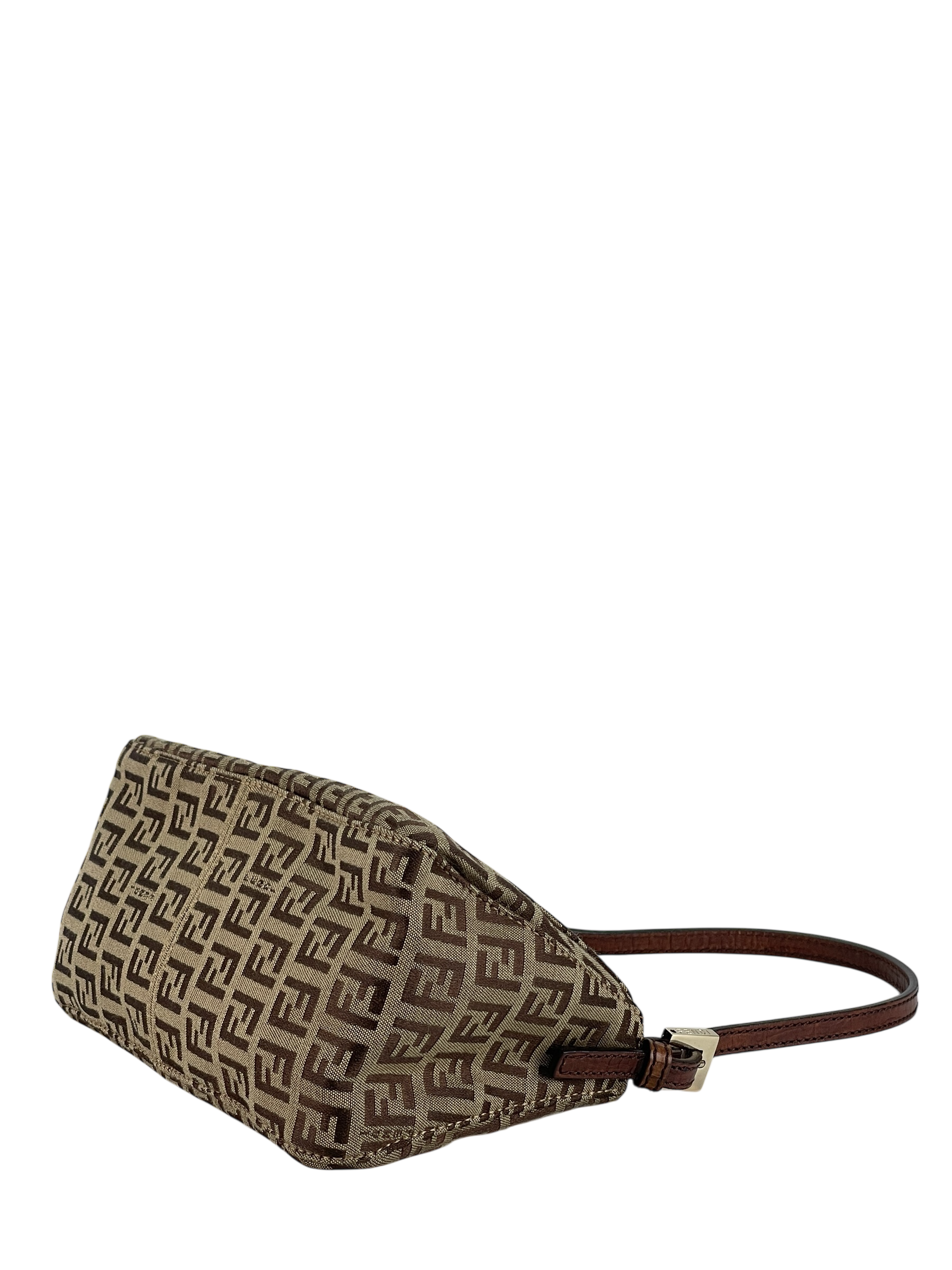 FENDI - Beige Zucchino Mamma Baguette Hand Bag