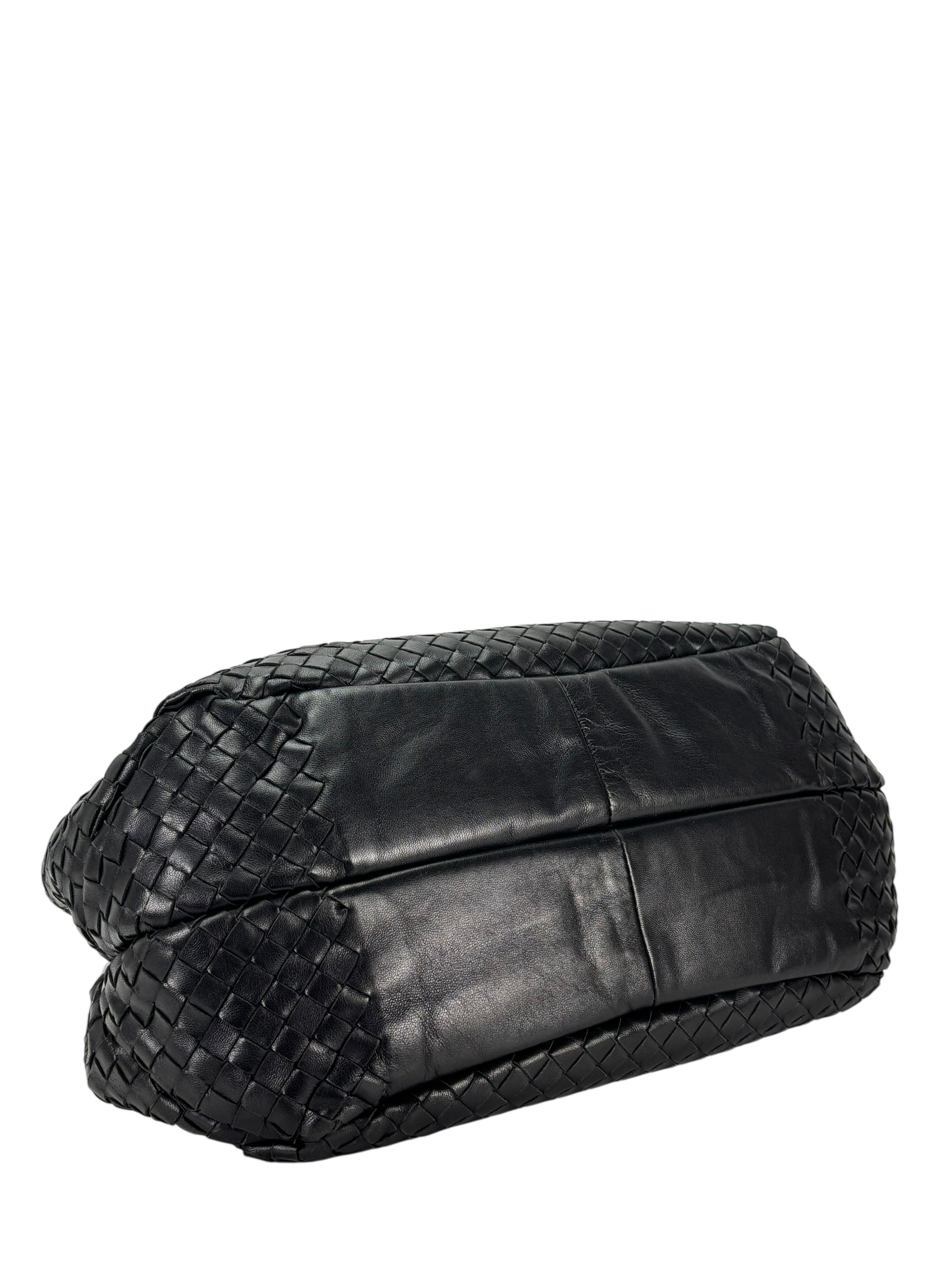 BOTTEGA VENETA - Braid Shoulder Bag Black Leather