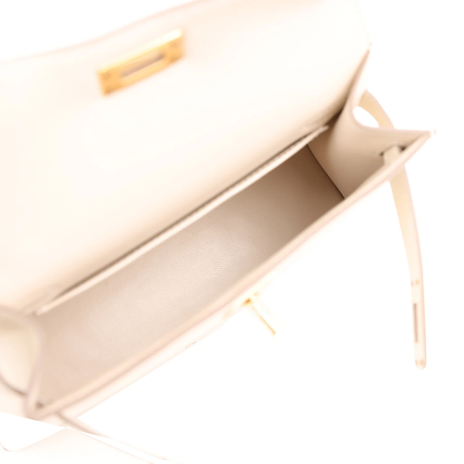 Hermes Kelly Sellier 20 Craie Epsom Gold Hardware